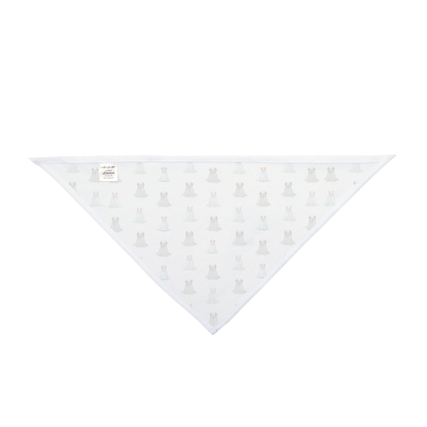 Pet Bandana - Halloween (Dog Ghosts) by Lynn Salem Creates