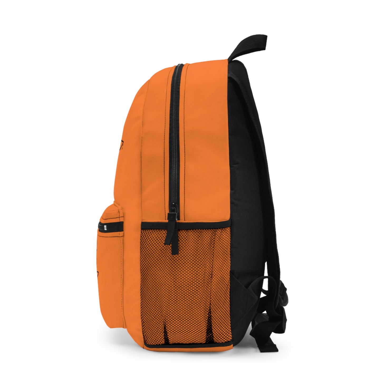 Backpack - Artist Palette and Brush on Orange by Lynn Salem Creates