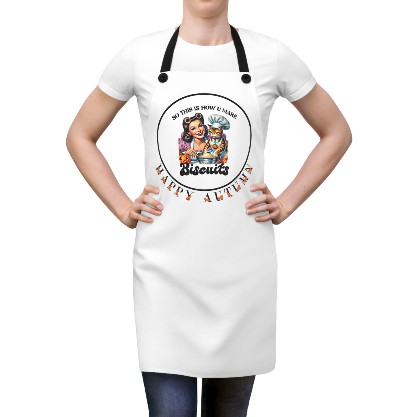 Apron - Making Biscuits by Lynn Salem Creates