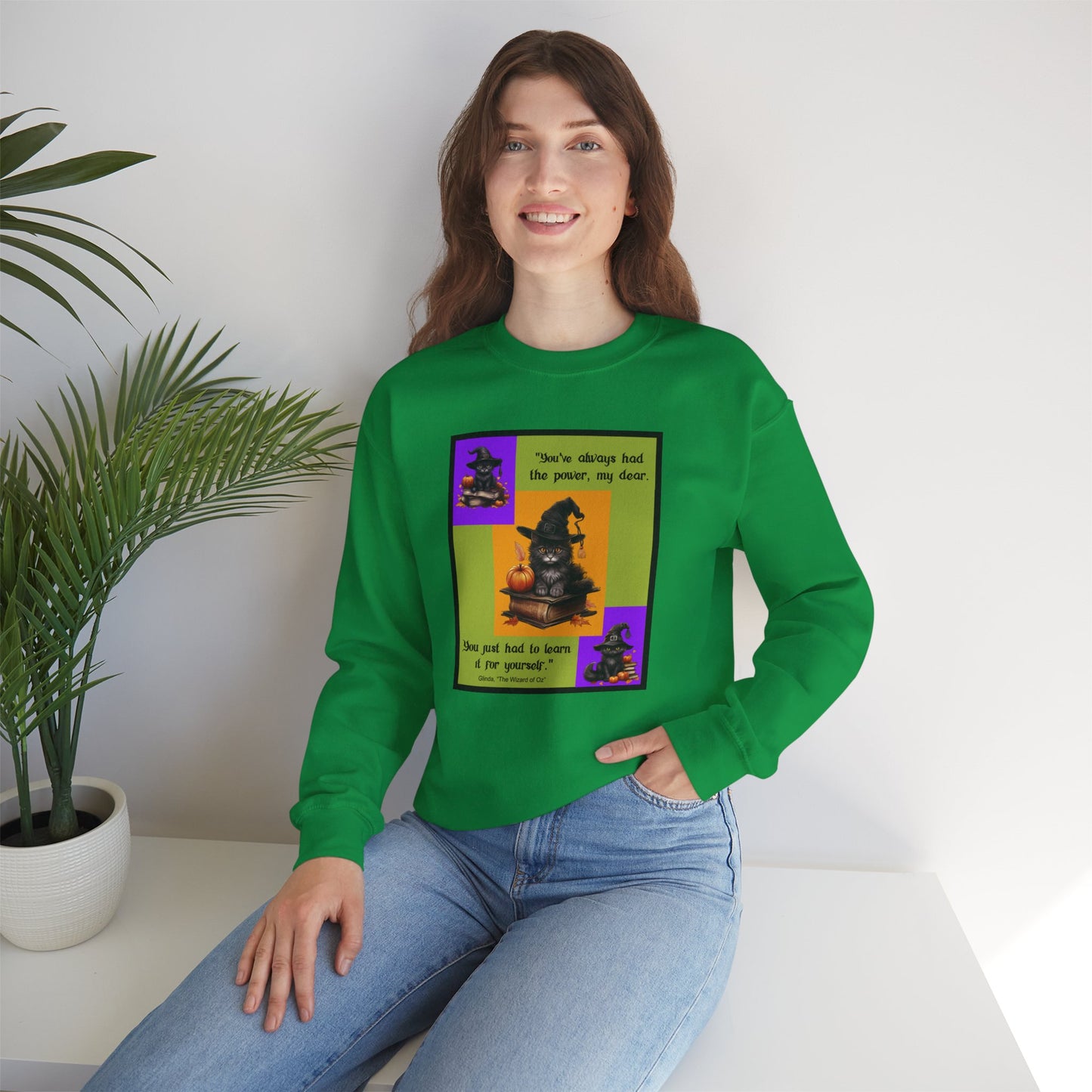 Crewneck Sweatshirt - Halloween - You've Always Had the Power by Lynn Salem Creates