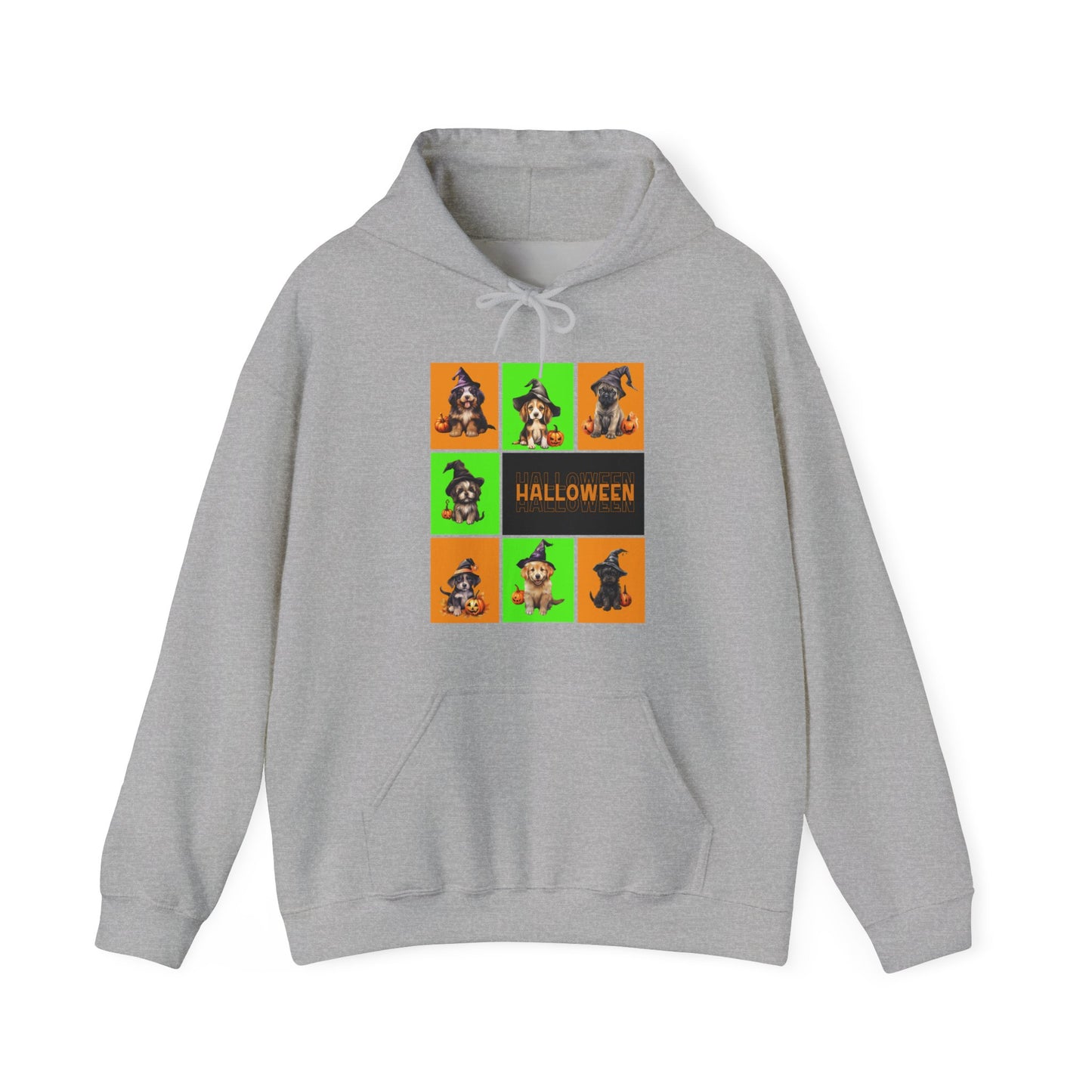 Hooded Sweatshirt - Halloween - Witch Puppies by Lynn Salem Creates