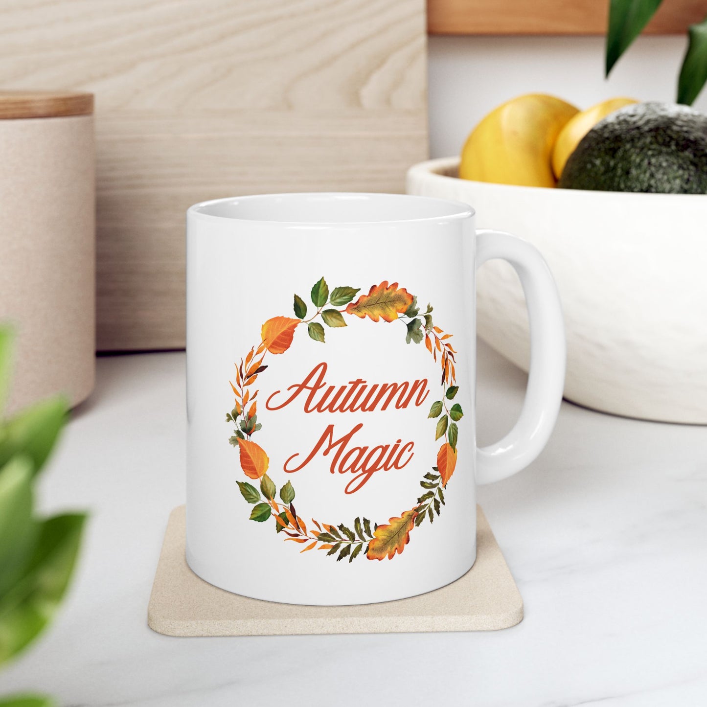 Ceramic Mug, (11oz, 15oz) - Autumn Magic by Lynn Salem Creates