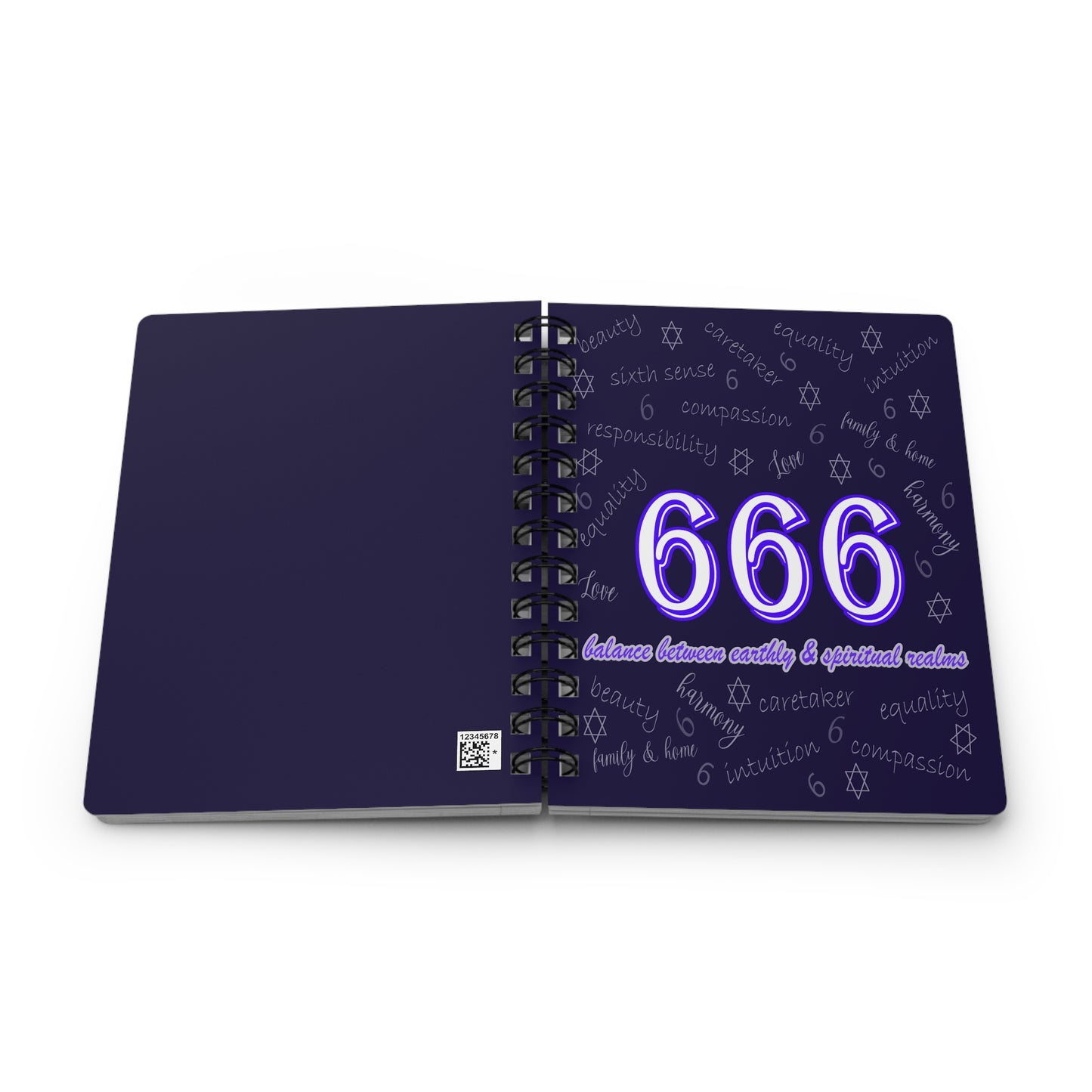 Angel-Spiritual Number 666 Journal by Lynn Salem Creates