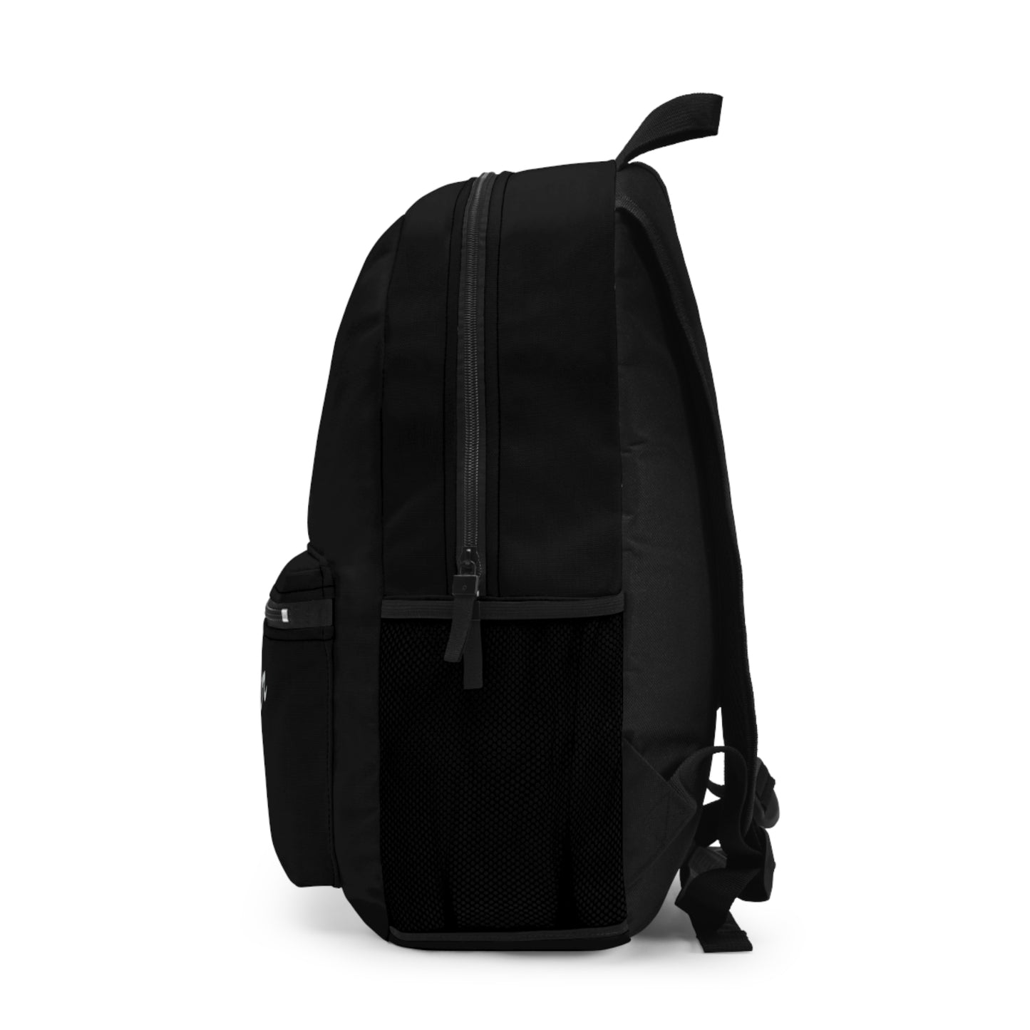 Backpack – Photographer with Camera Shutter on Black by Lynn Salem Creates