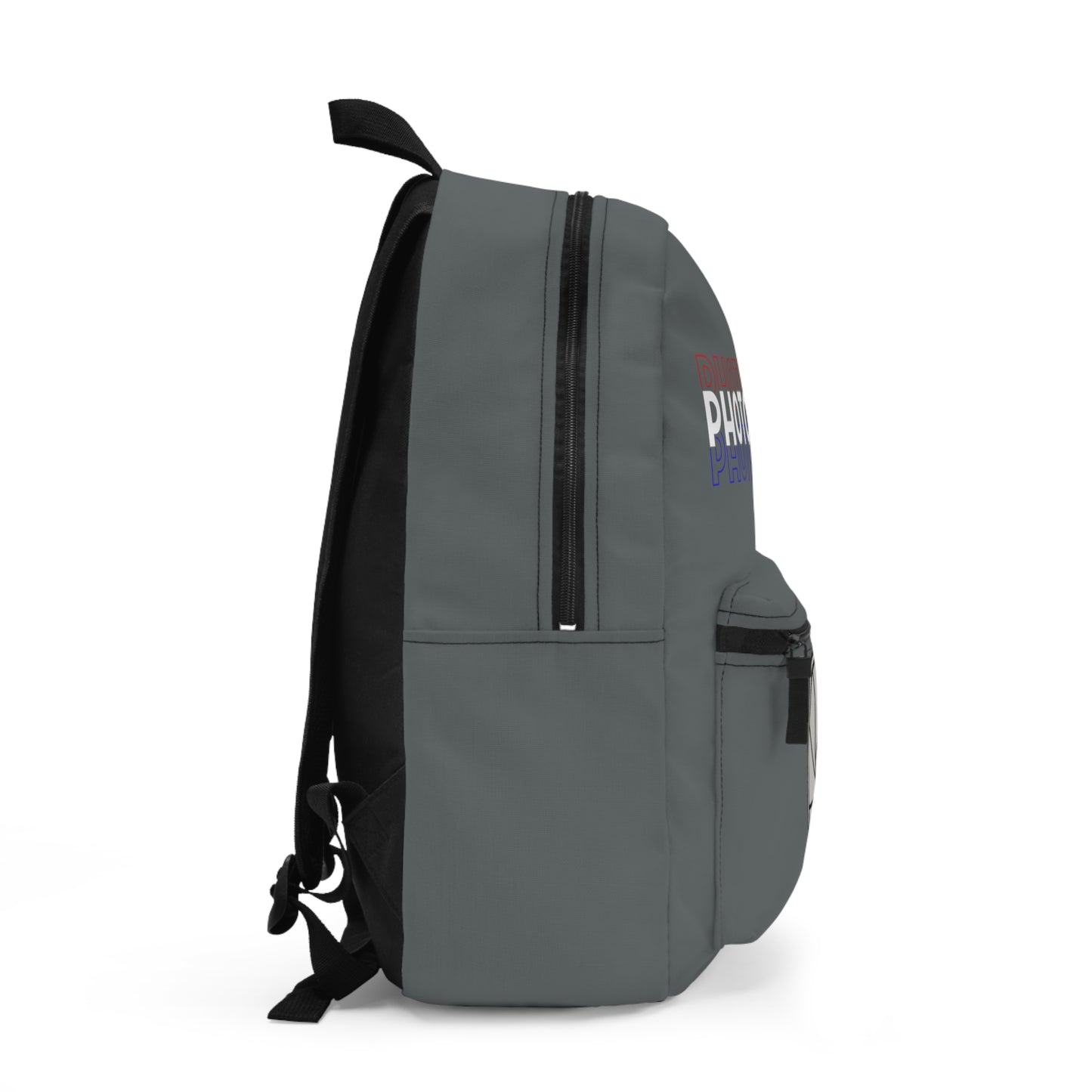 Backpack - Photographer - Red, White, and Blue (Dark Grey) by Lynn Salem Creates