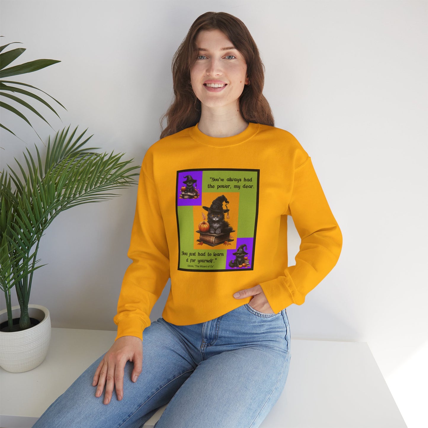 Crewneck Sweatshirt - Halloween - You've Always Had the Power by Lynn Salem Creates