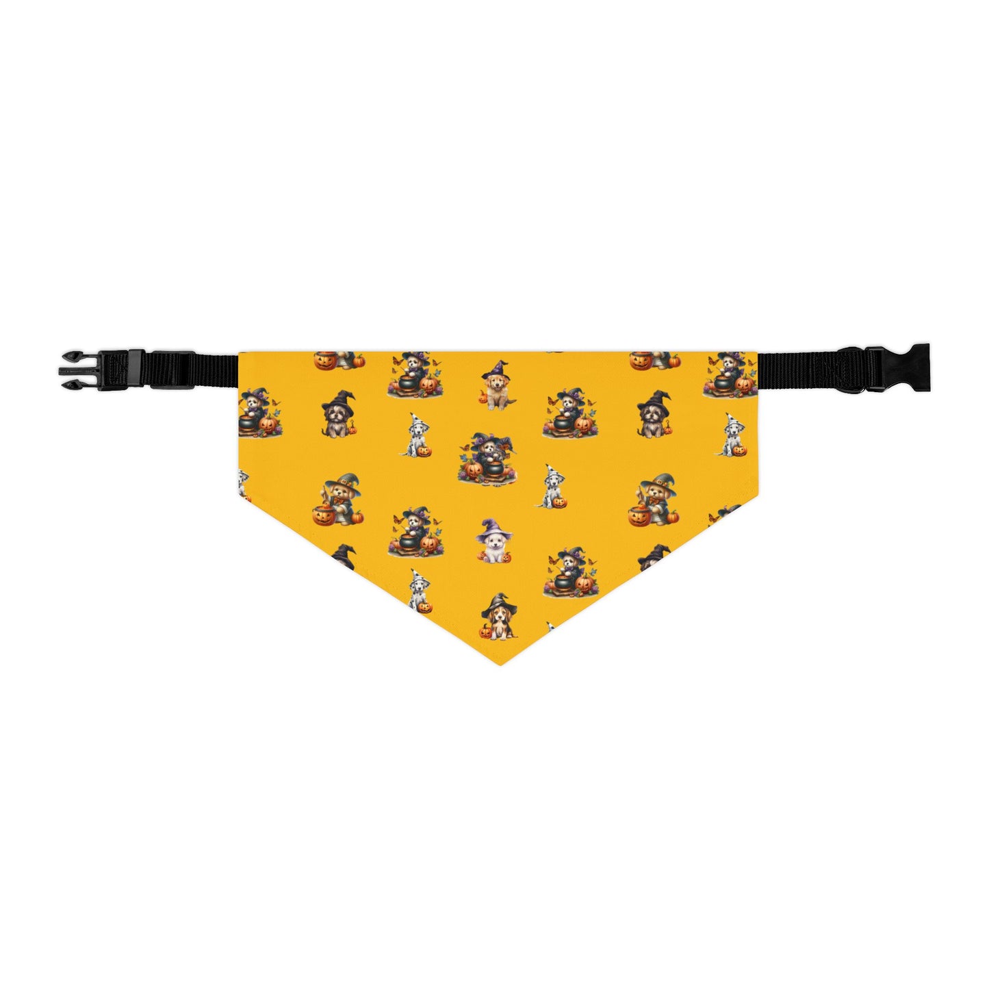 Pet Bandana Collar - Halloween (Dog Witches) Bandana Collar by Lynn Salem Creates