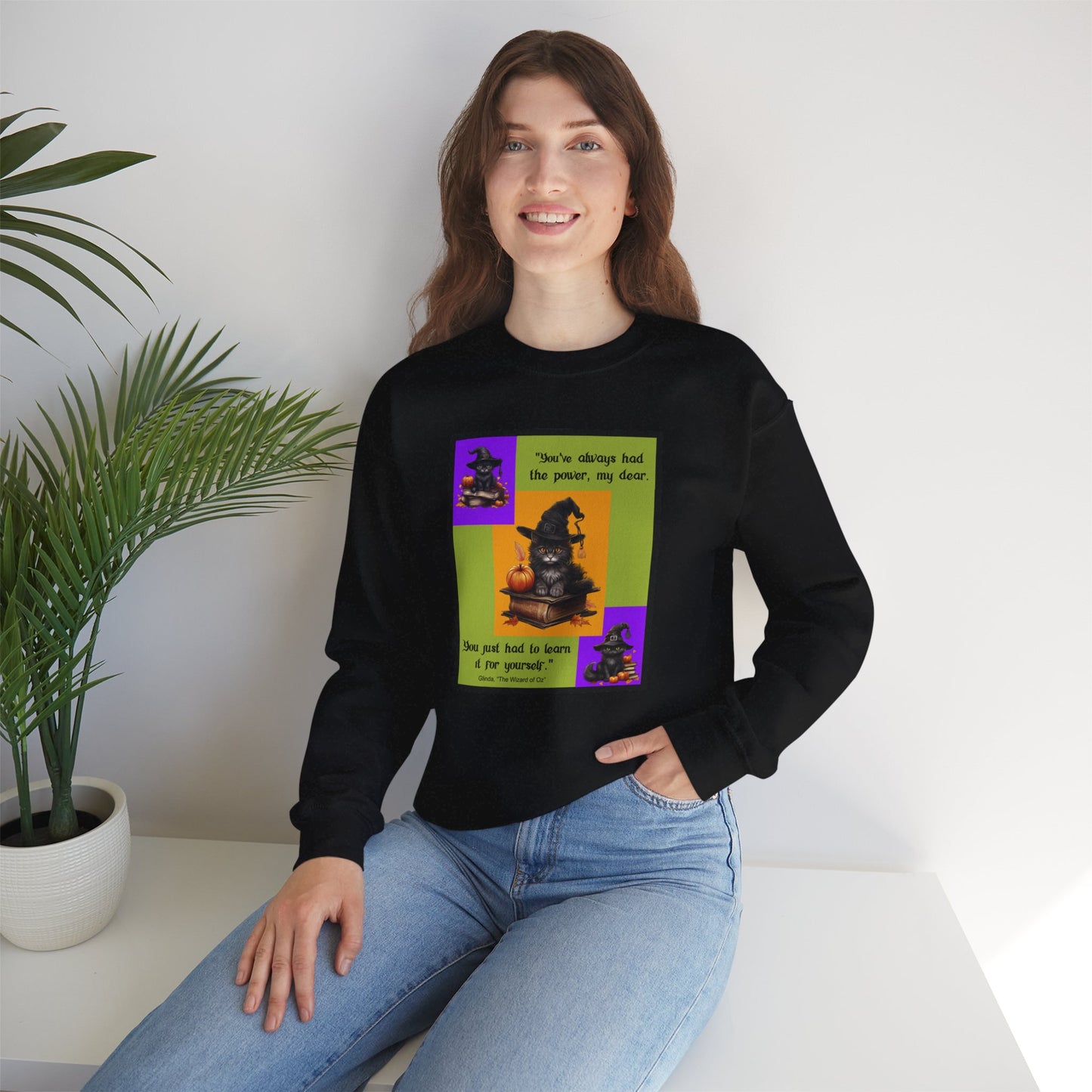 Crewneck Sweatshirt - Halloween - You've Always Had the Power by Lynn Salem Creates