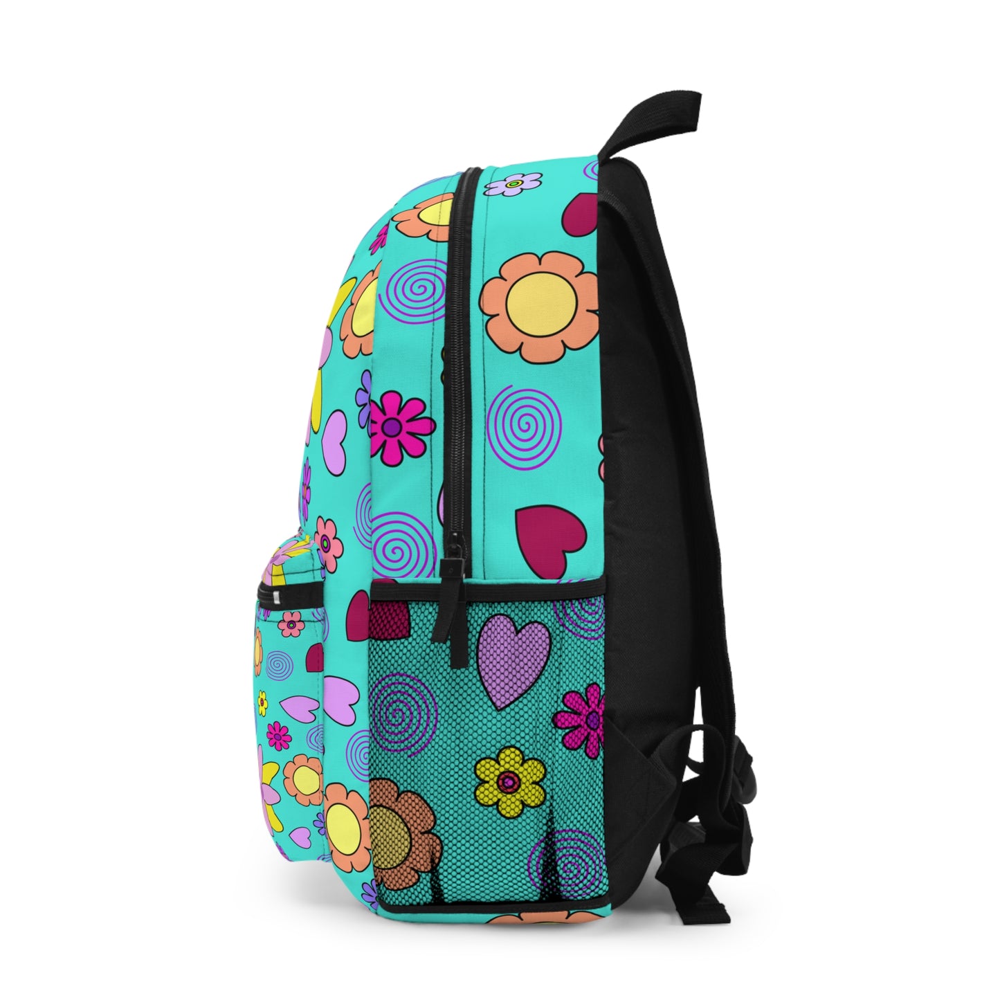 Backpack - Retro Flower Power by Lynn Salem Creates