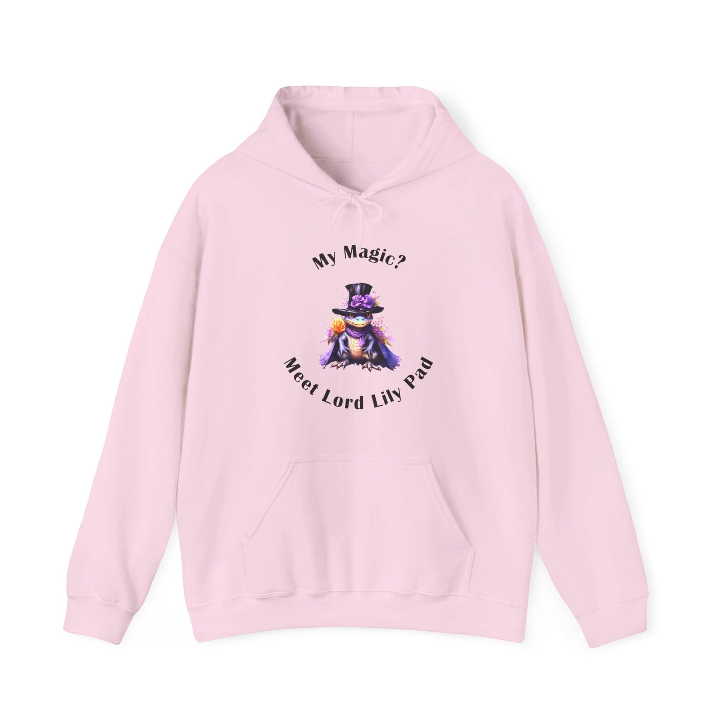 Hooded Sweatshirt-Unisex Heavy Blend™ -Meet Lord Lily Pad by Lynn Salem Creates