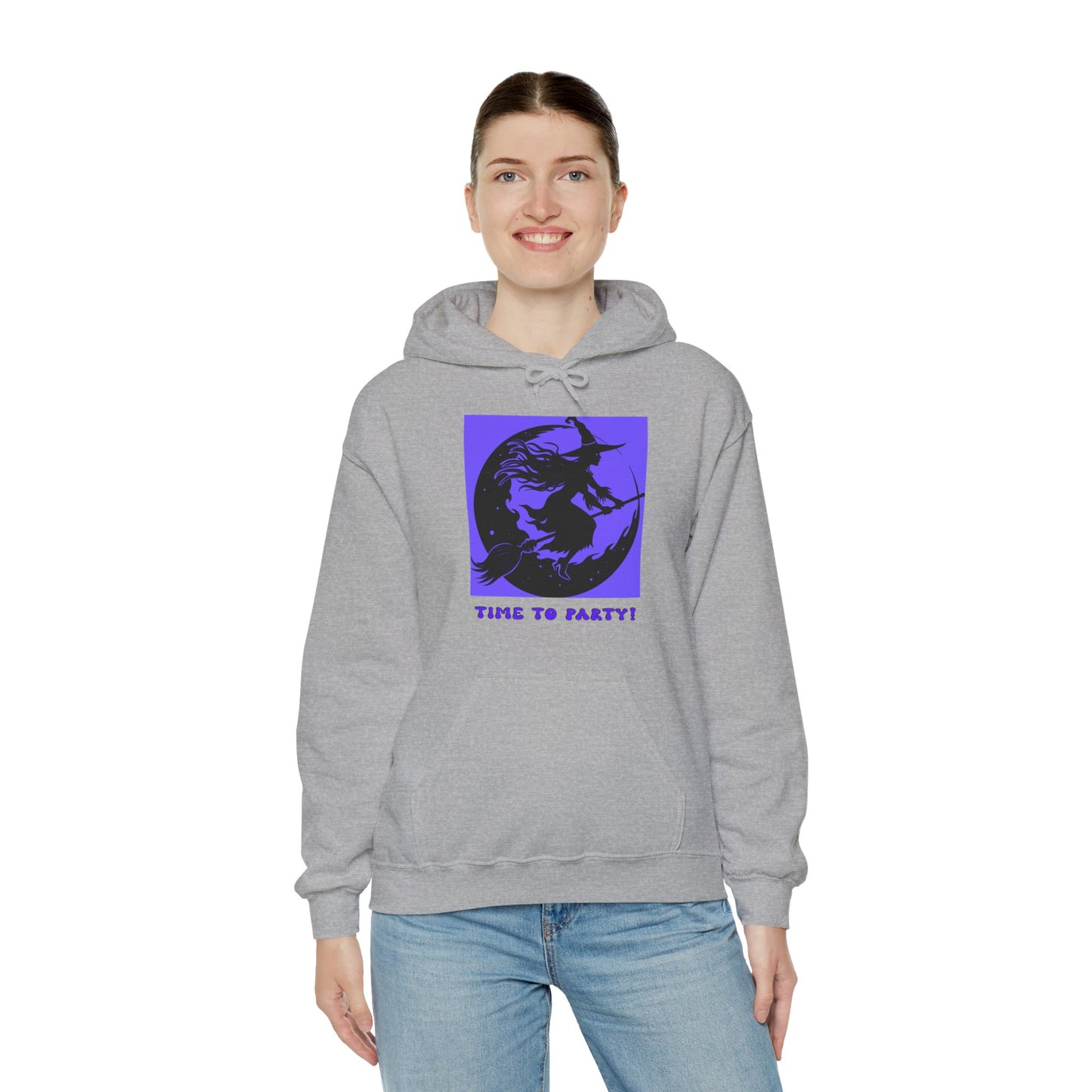 Hooded Sweatshirt-Unisex Heavy Blend™ - Time To Party Design by Lynn Salem Creates
