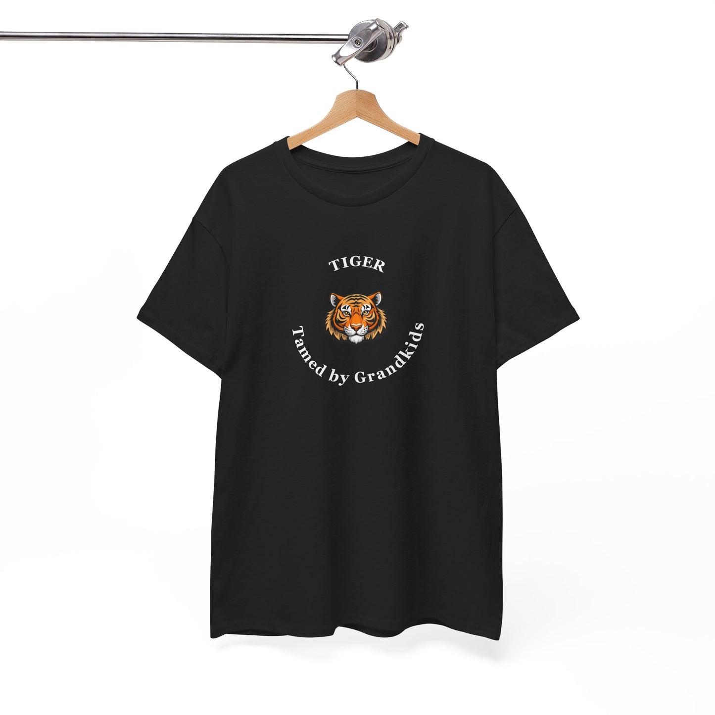 Tech HS - Tiger Tamed by Grandkids (white font) - Men's T-shirt - by Lynn Salem Creates