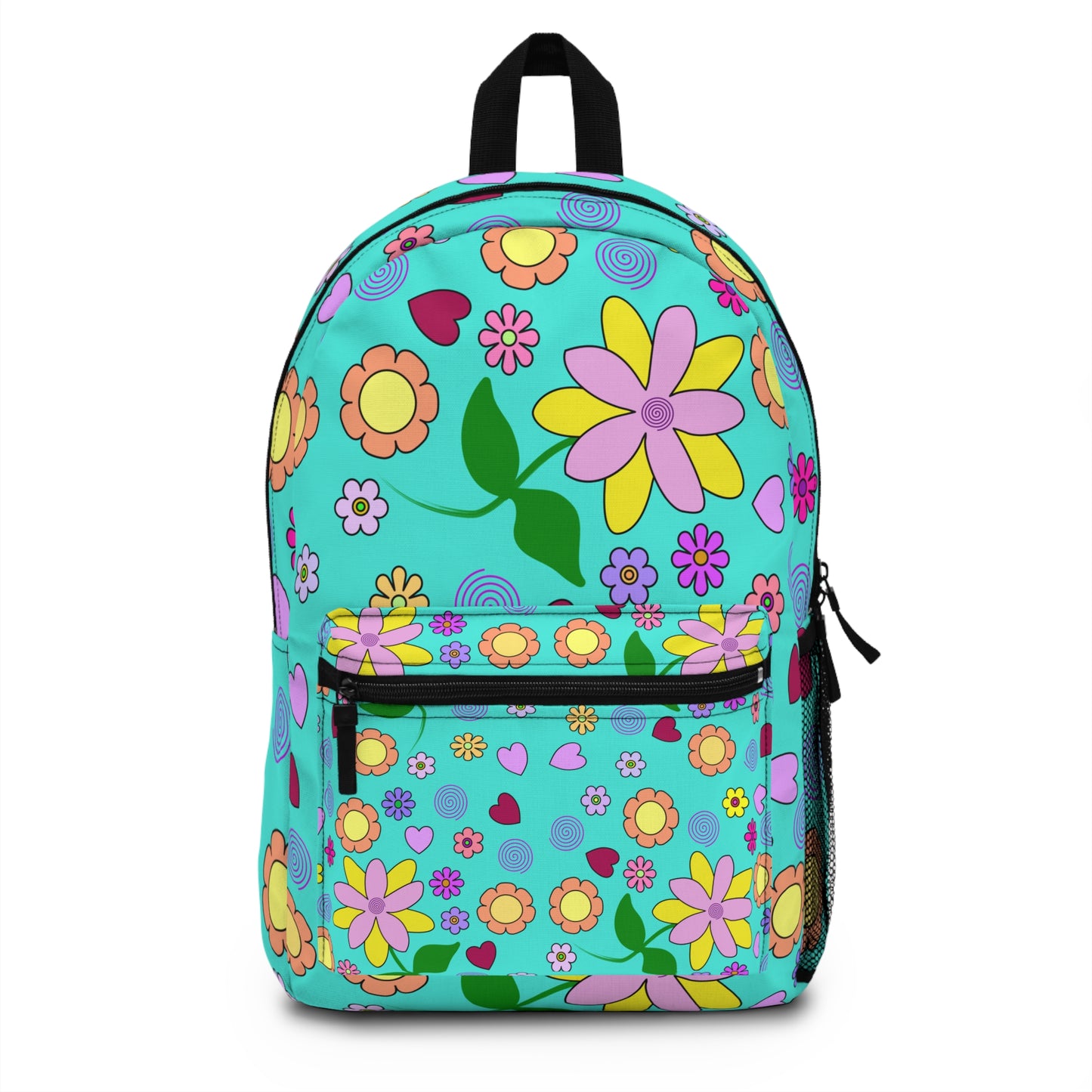 Backpack - Retro Flower Power by Lynn Salem Creates