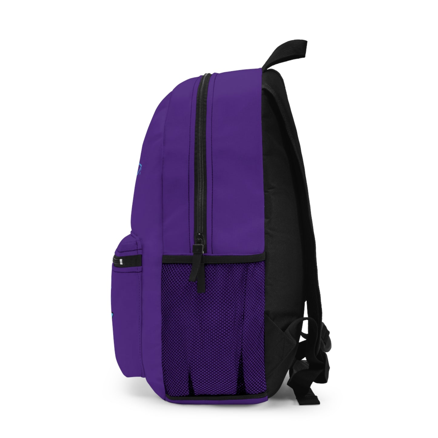 Backpack - Artist Palette and Brush on Purple by Lynn Salem Creates