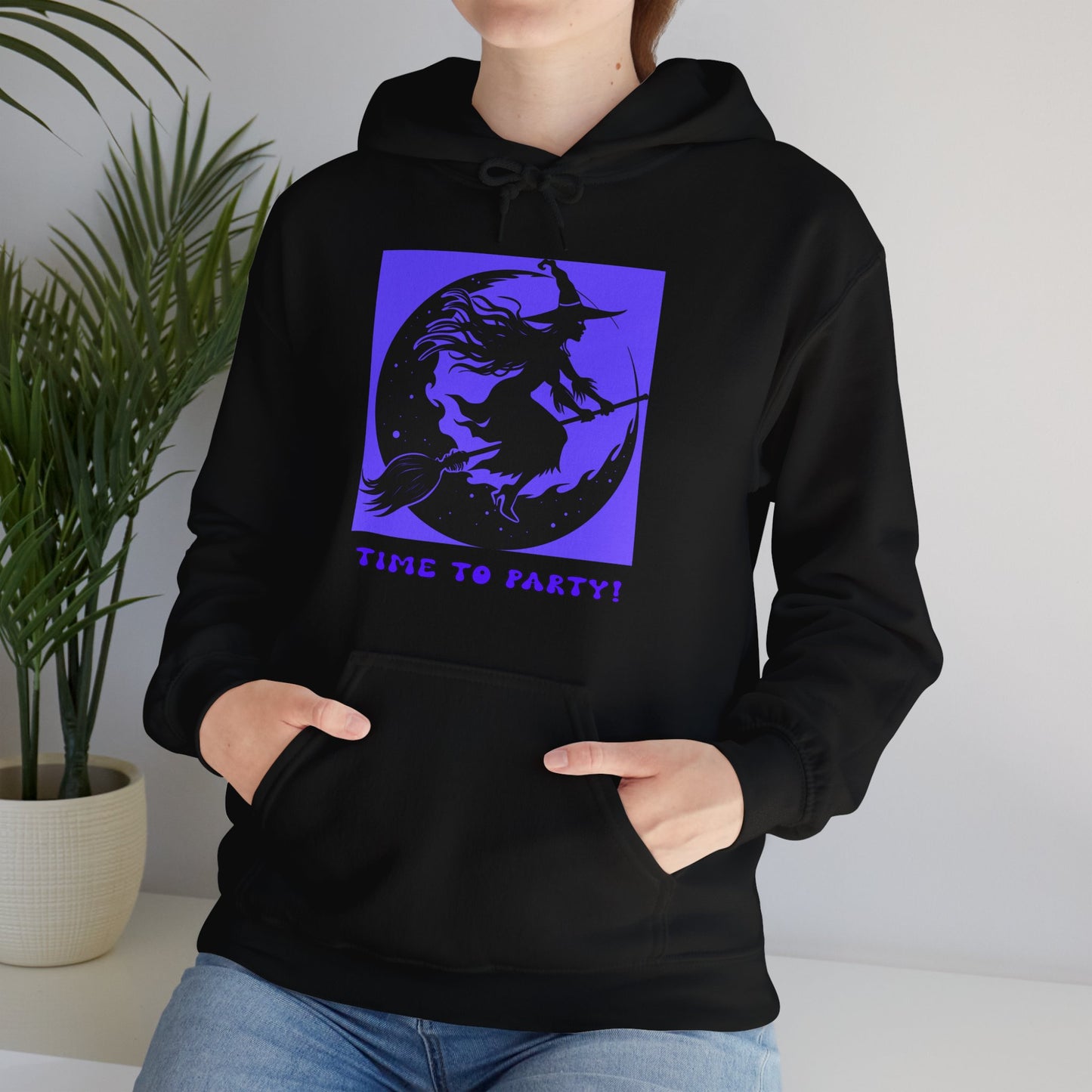 Hooded Sweatshirt-Unisex Heavy Blend™ - Time To Party Design by Lynn Salem Creates