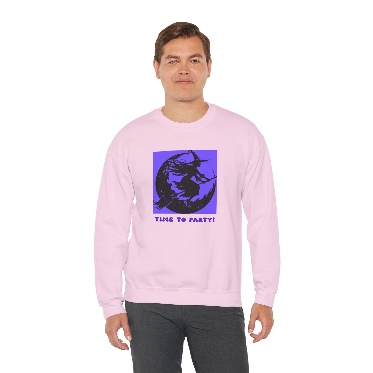 Crewneck Sweatshirt - Halloween - Time To Party by Lynn Salem Creates