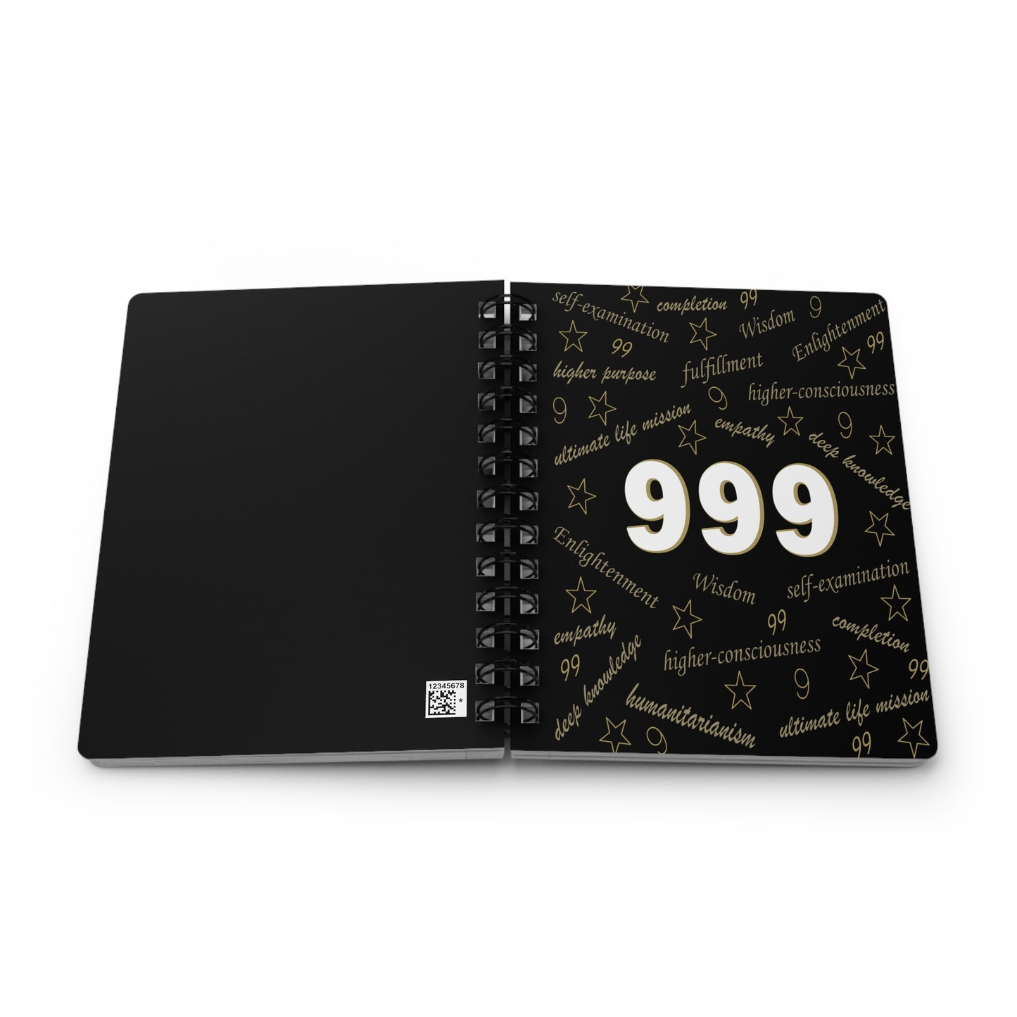 Angel-Spiritual Number 999 Journal by Lynn Salem Creates