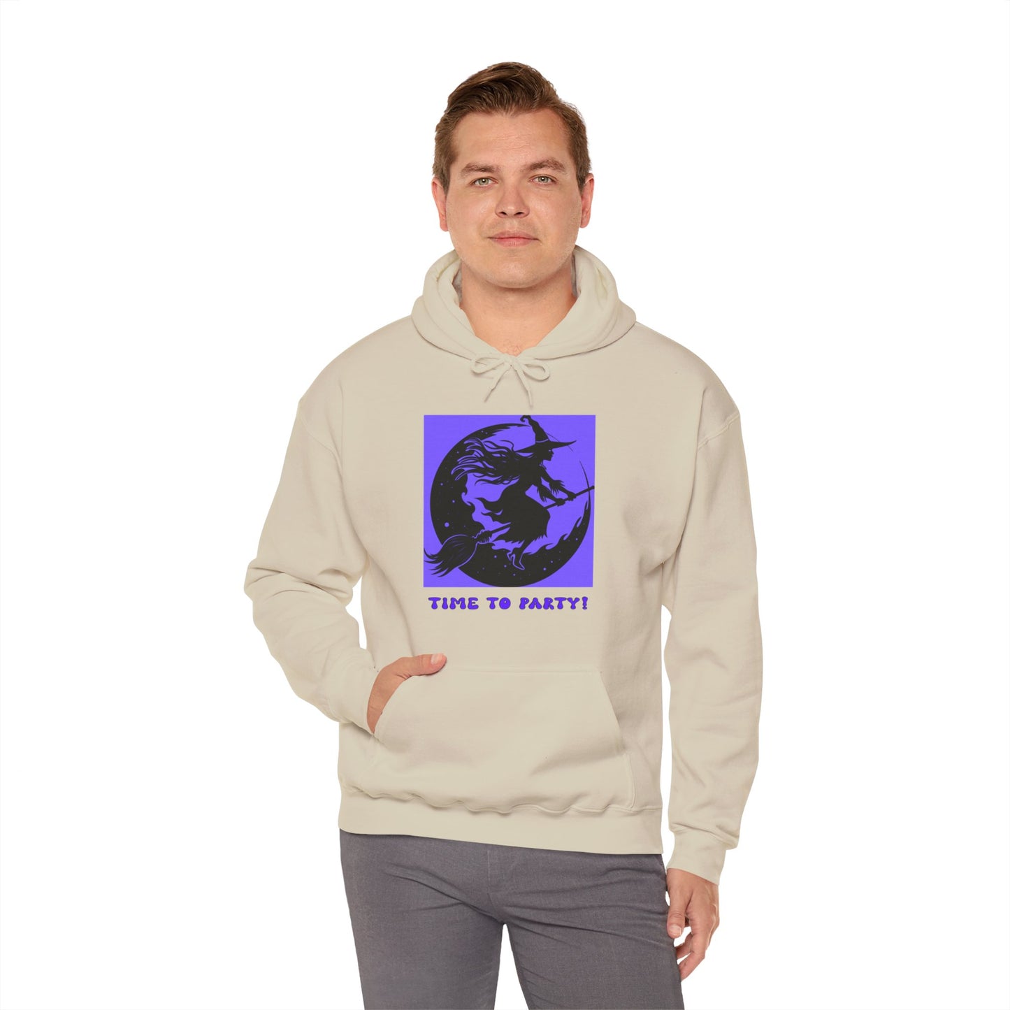 Hooded Sweatshirt-Unisex Heavy Blend™ - Time To Party Design by Lynn Salem Creates
