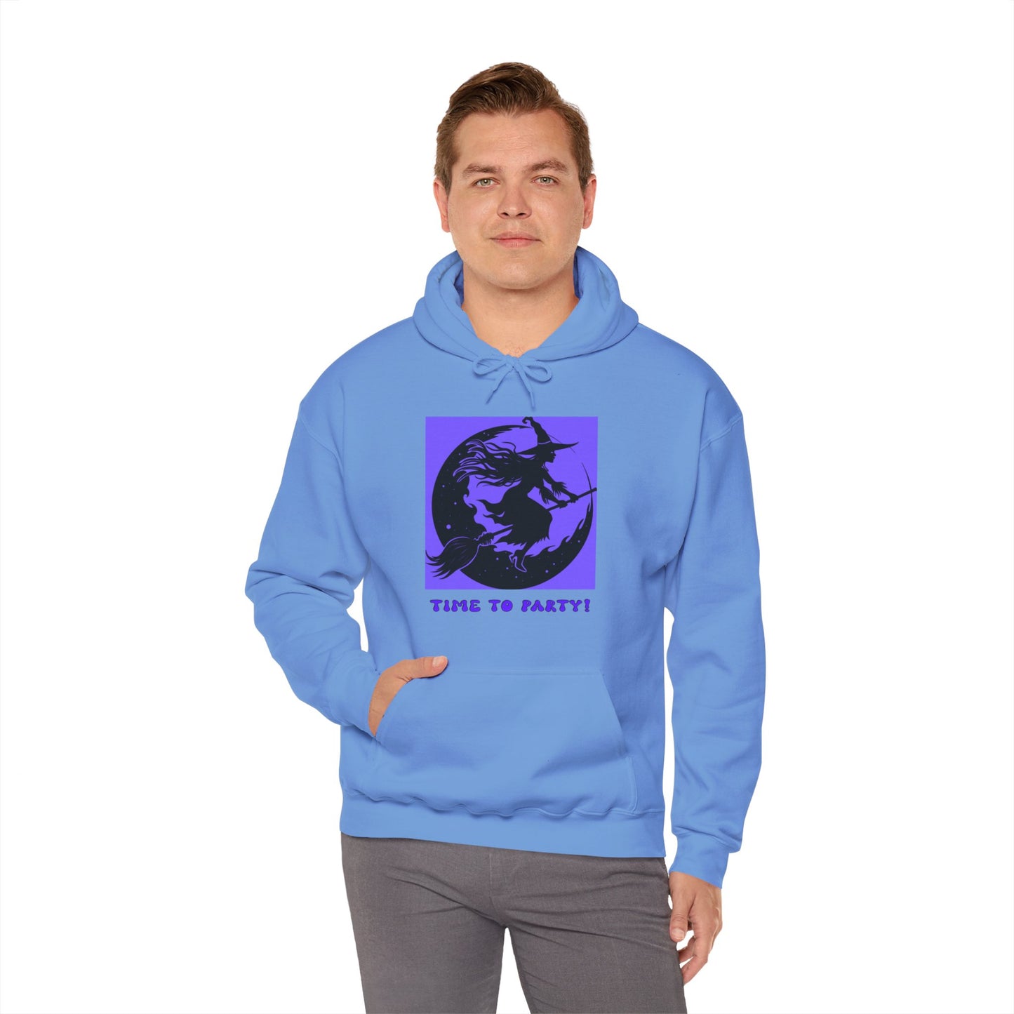 Hooded Sweatshirt-Unisex Heavy Blend™ - Time To Party Design by Lynn Salem Creates