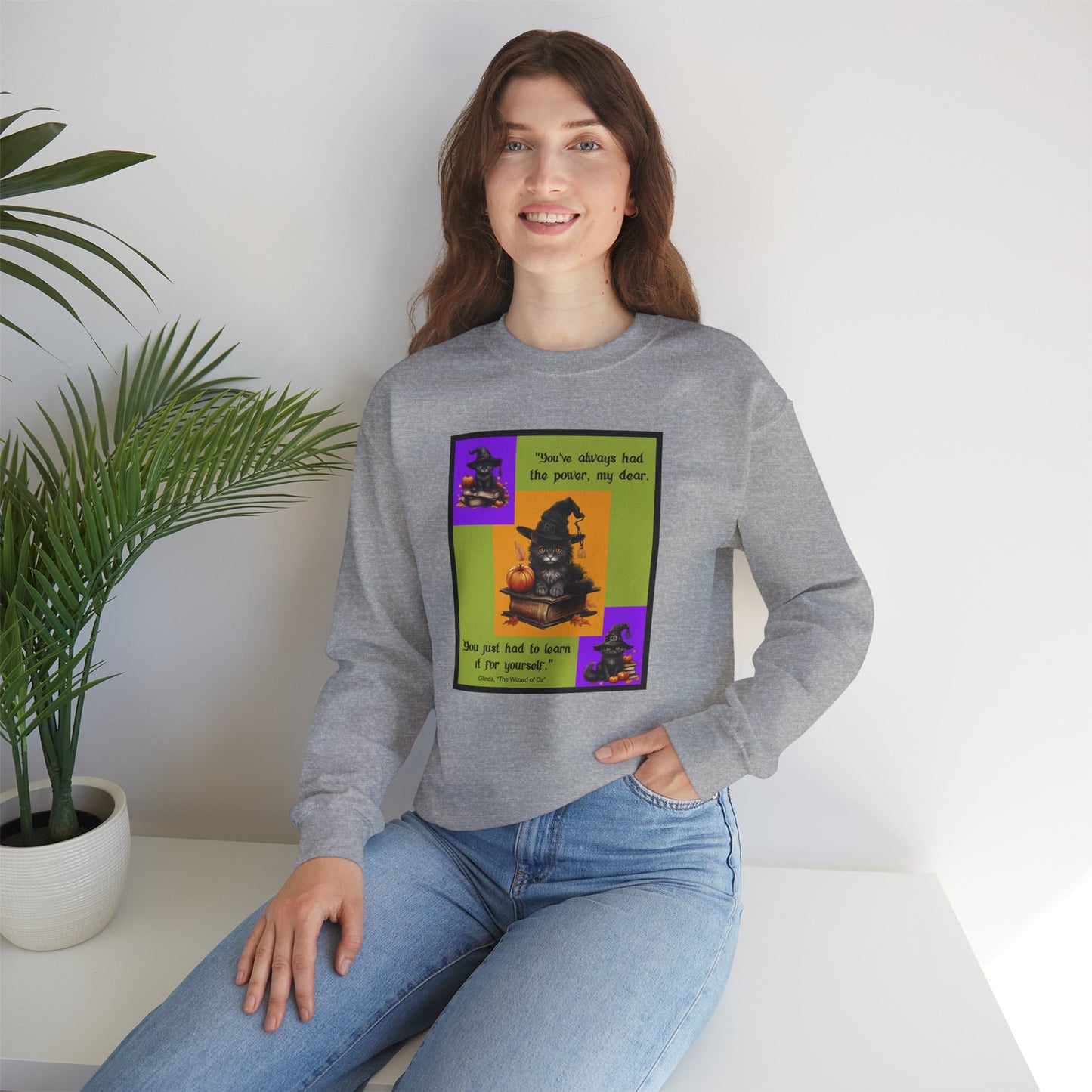 Crewneck Sweatshirt - Halloween - You've Always Had the Power by Lynn Salem Creates