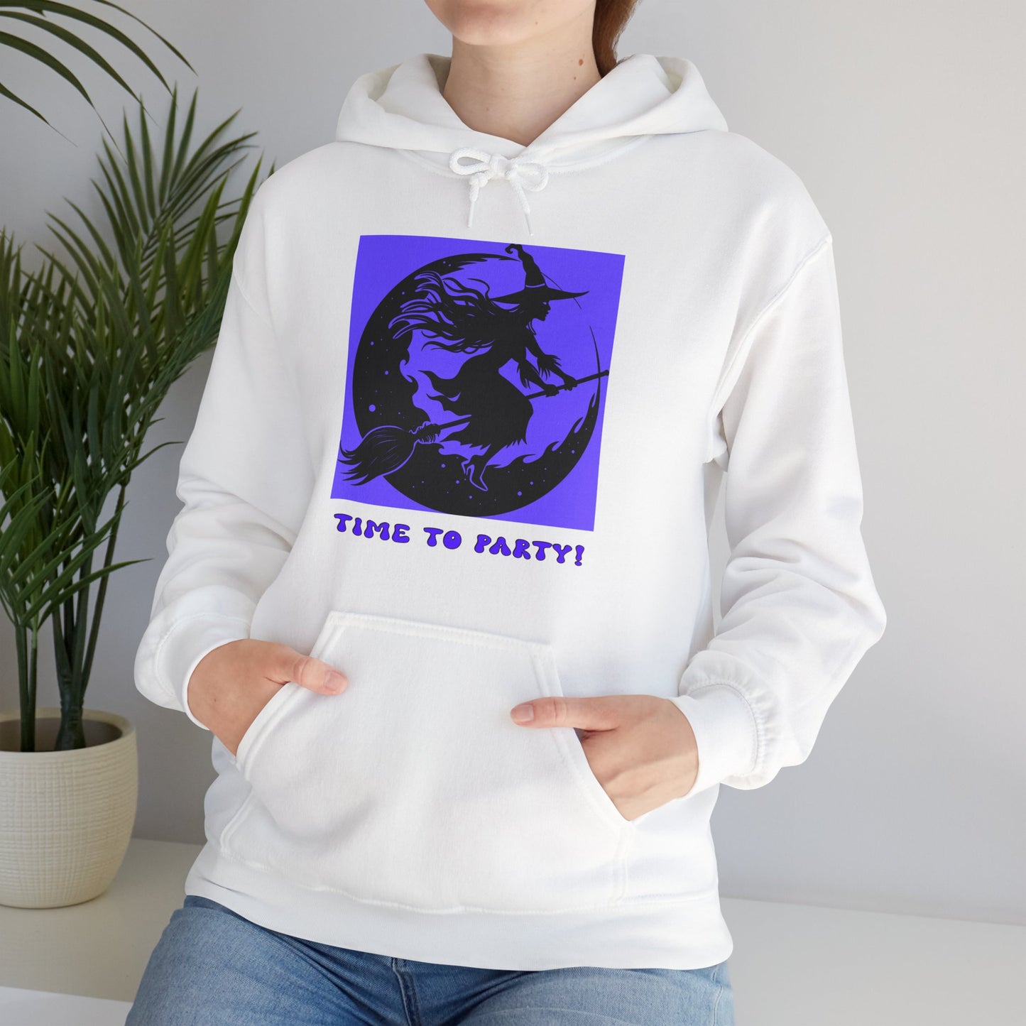 Hooded Sweatshirt-Unisex Heavy Blend™ - Time To Party Design by Lynn Salem Creates