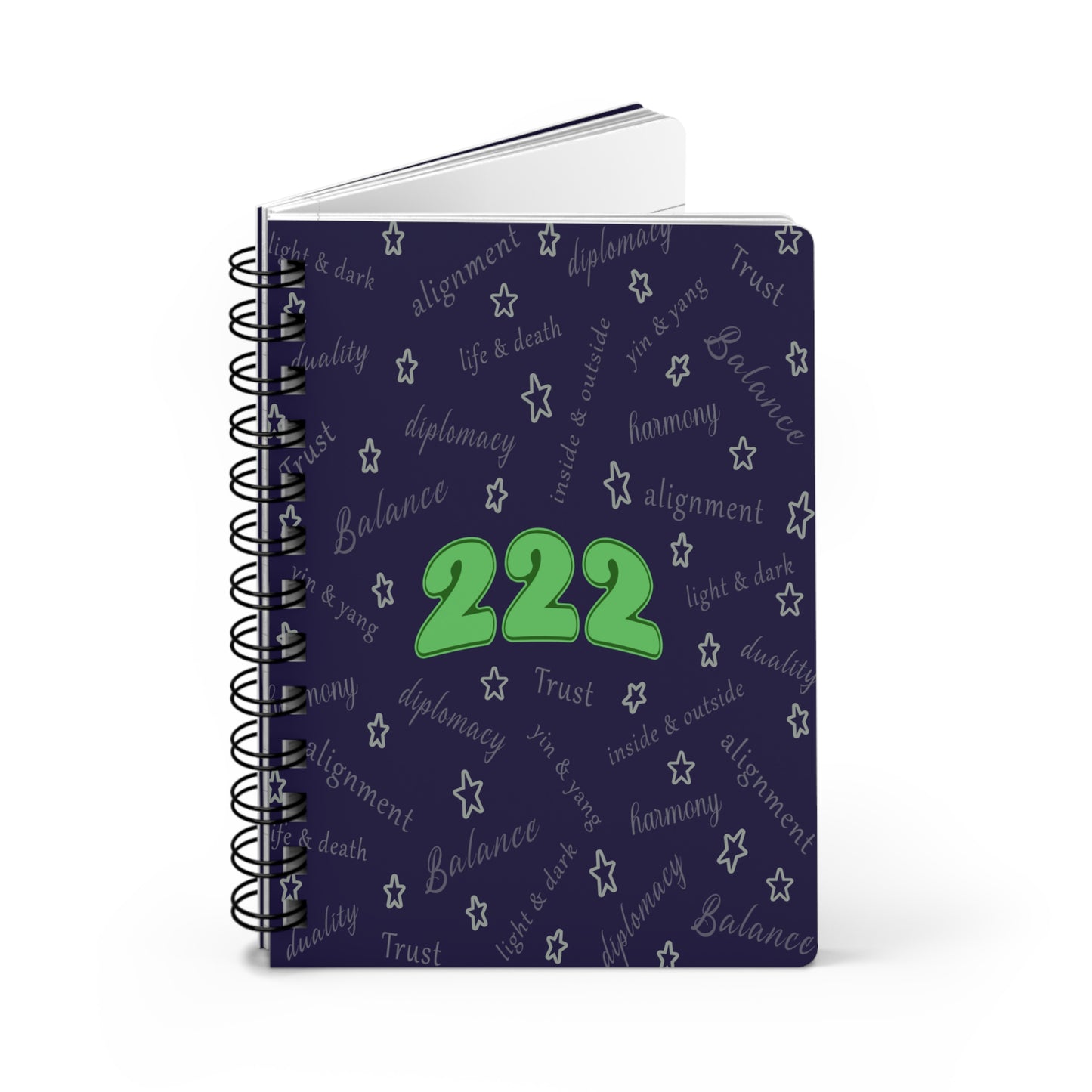 Angel-Spiritual Number 222 Journal by Lynn Salem Creates