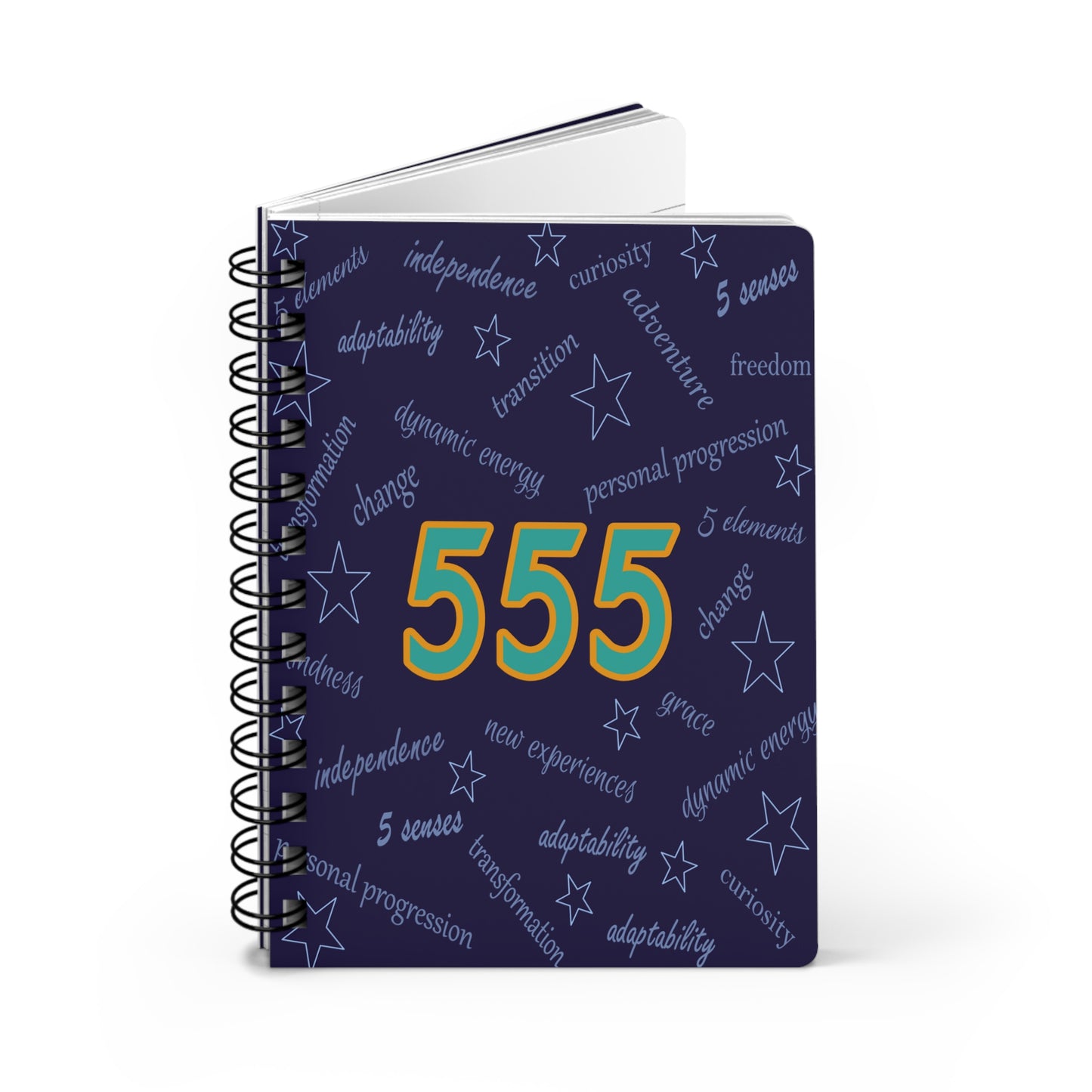 Angel-Spiritual Number 555 Journal by Lynn Salem Creates