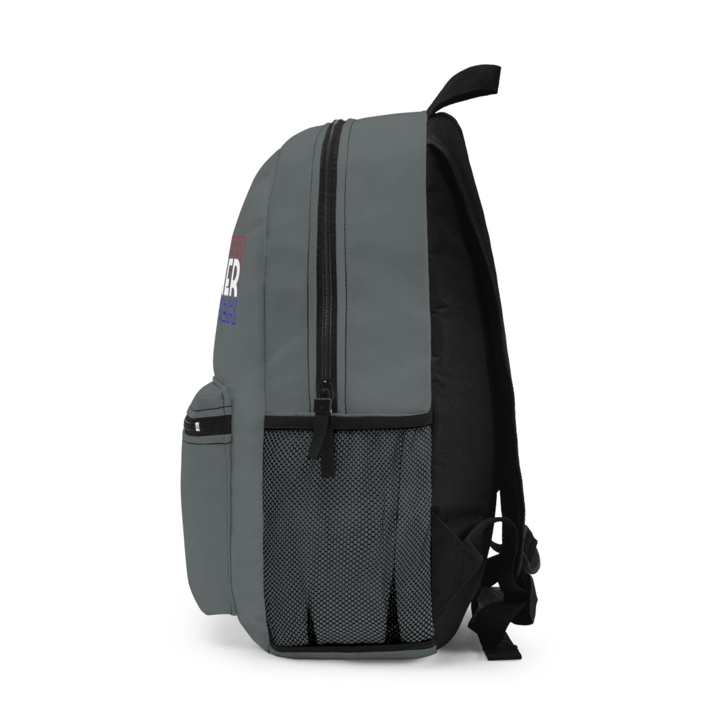 Backpack - Photographer - Red, White, and Blue (Dark Grey) by Lynn Salem Creates