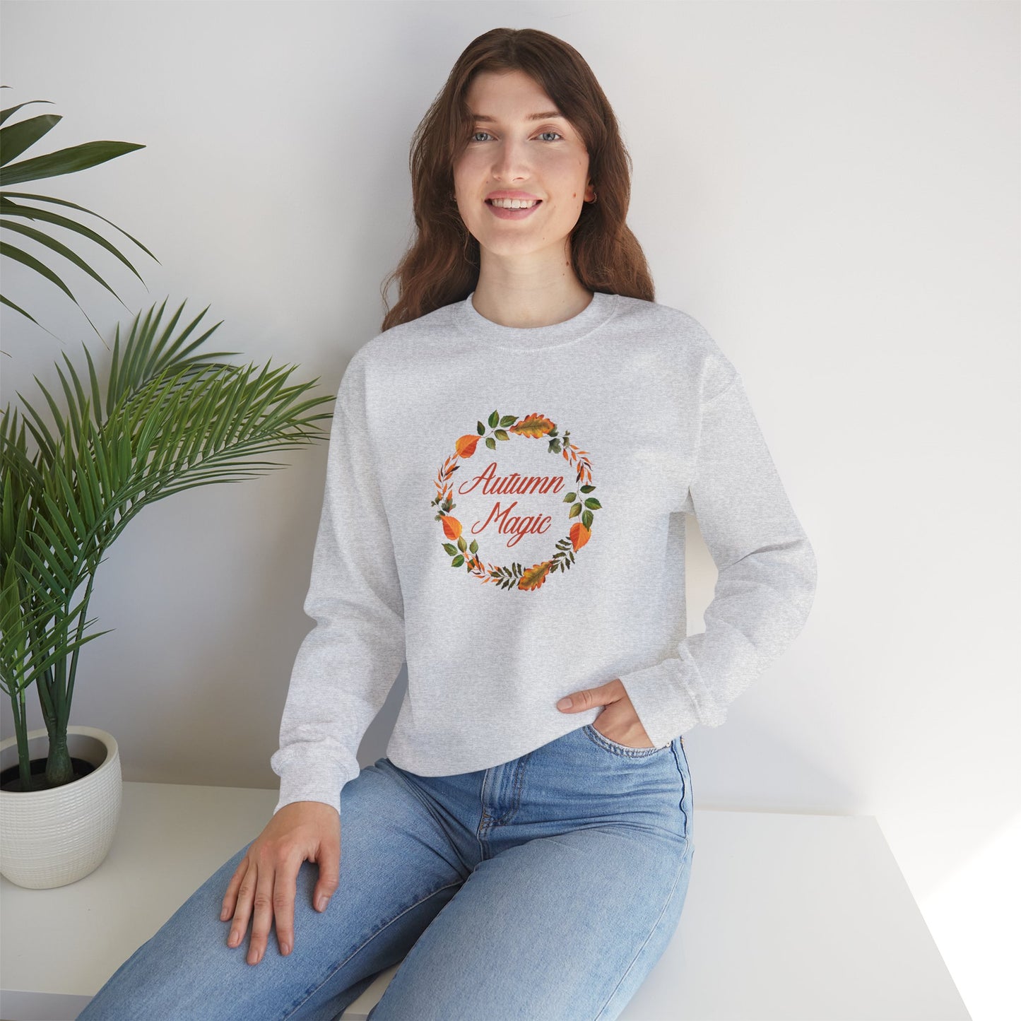 Crewneck Sweatshirt - Autumn Magic by Lynn Salem Creates
