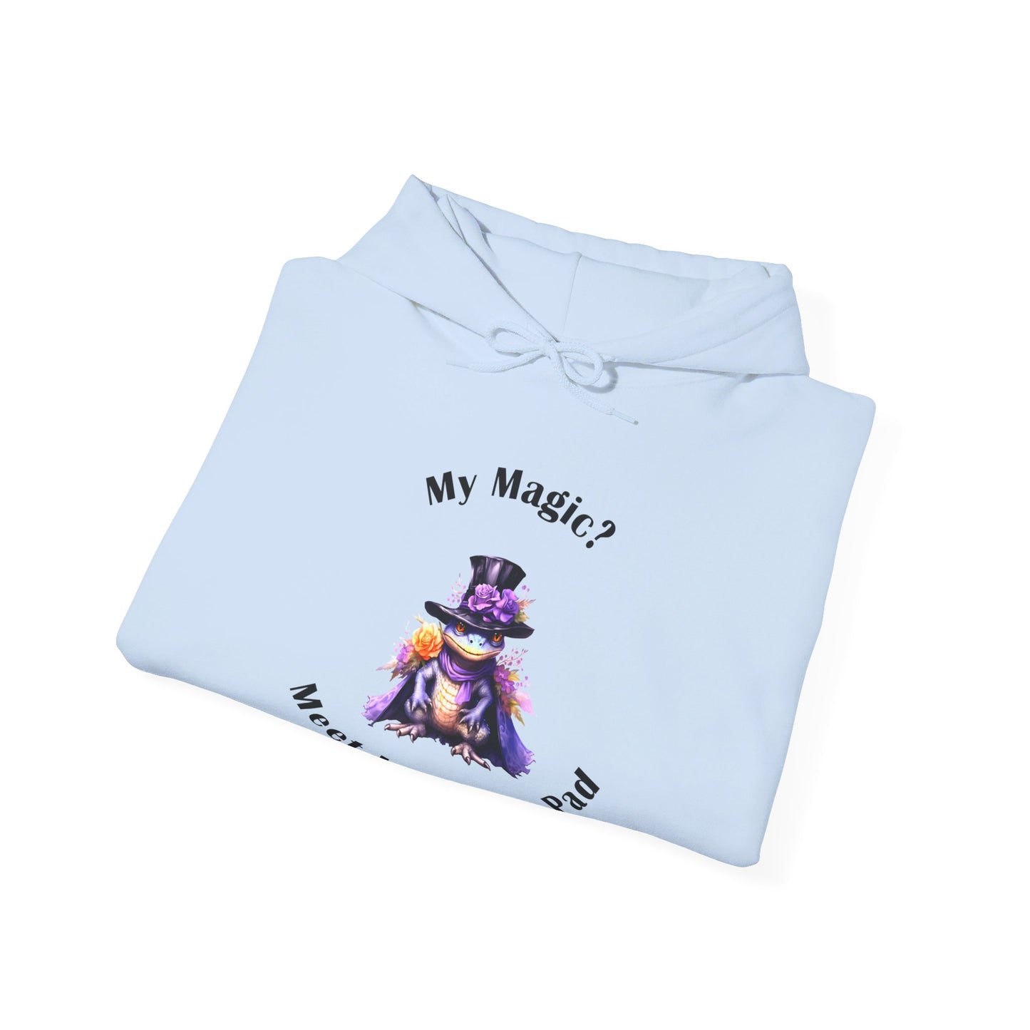 Hooded Sweatshirt-Unisex Heavy Blend™ -Meet Lord Lily Pad by Lynn Salem Creates