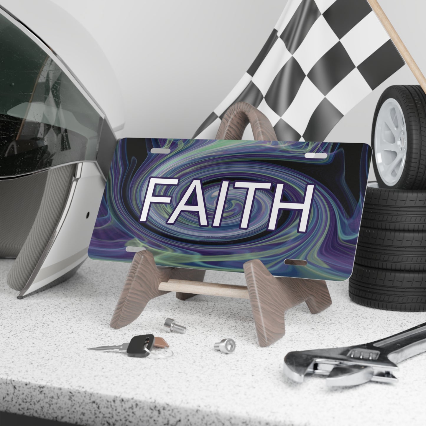 Car Accessories - Vanity Plate - FAITH by Lynn Salem Creates