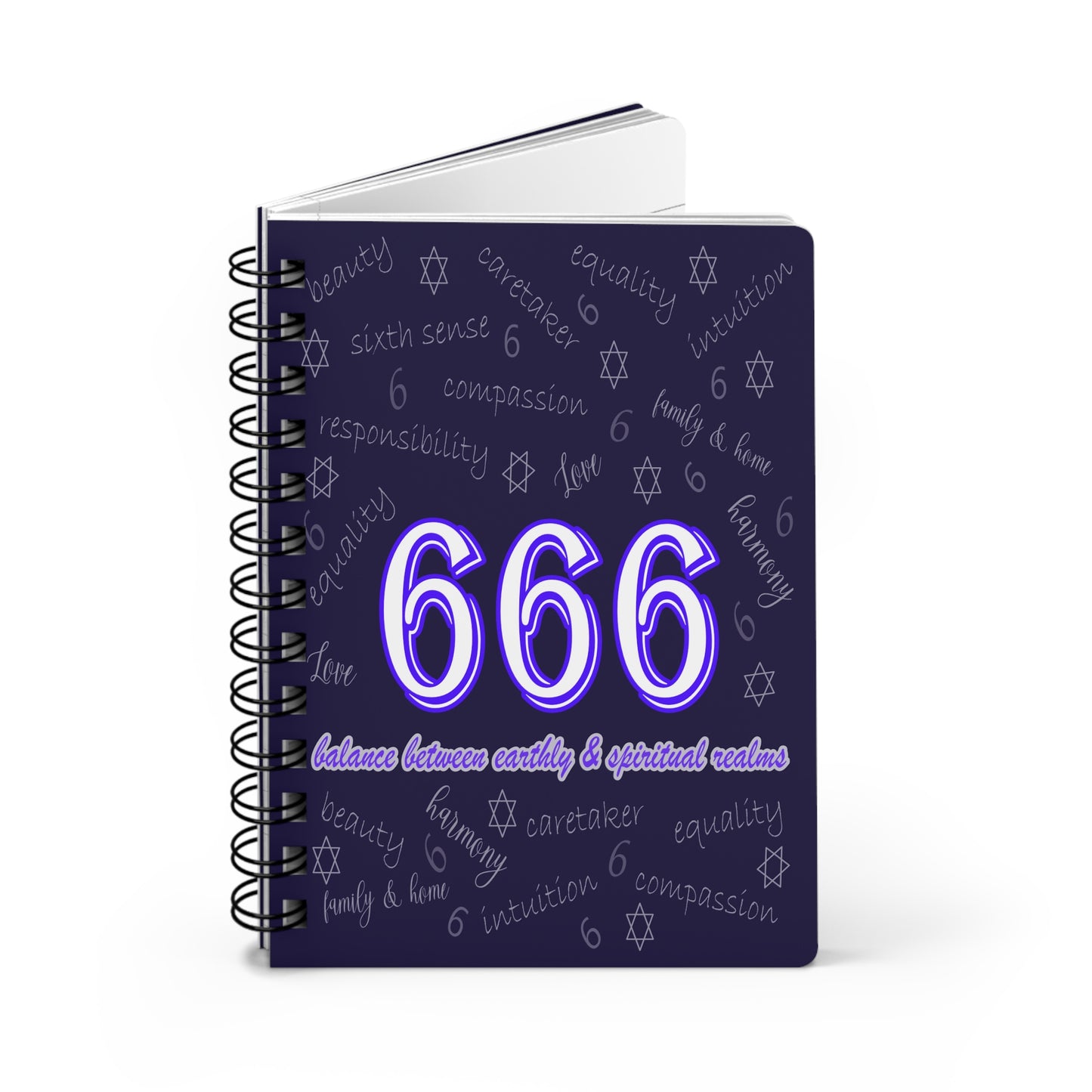 Angel-Spiritual Number 666 Journal by Lynn Salem Creates