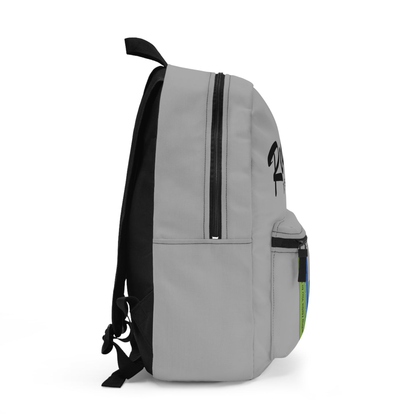 Backpack - Reading Books (Light Grey) by Lynn Salem Creates