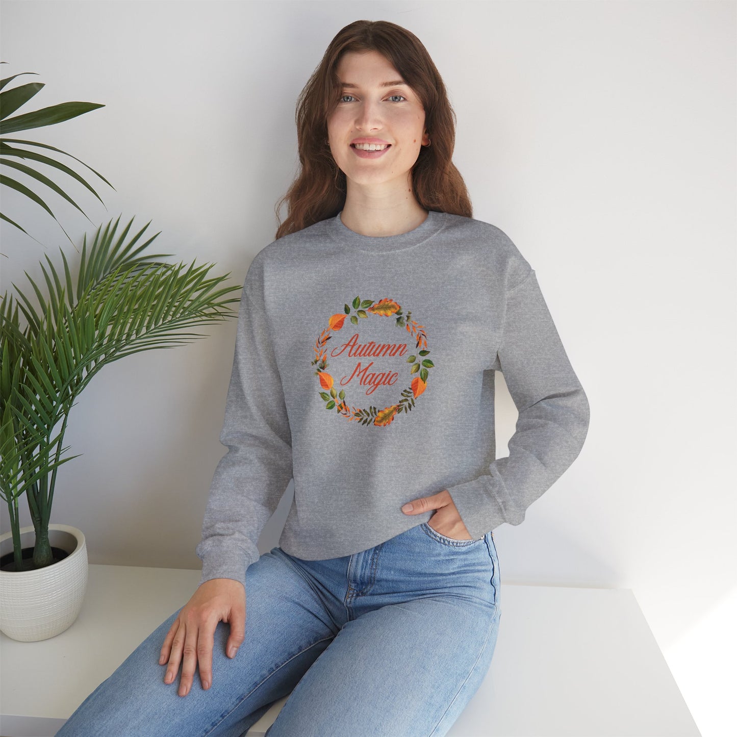 Crewneck Sweatshirt - Autumn Magic by Lynn Salem Creates