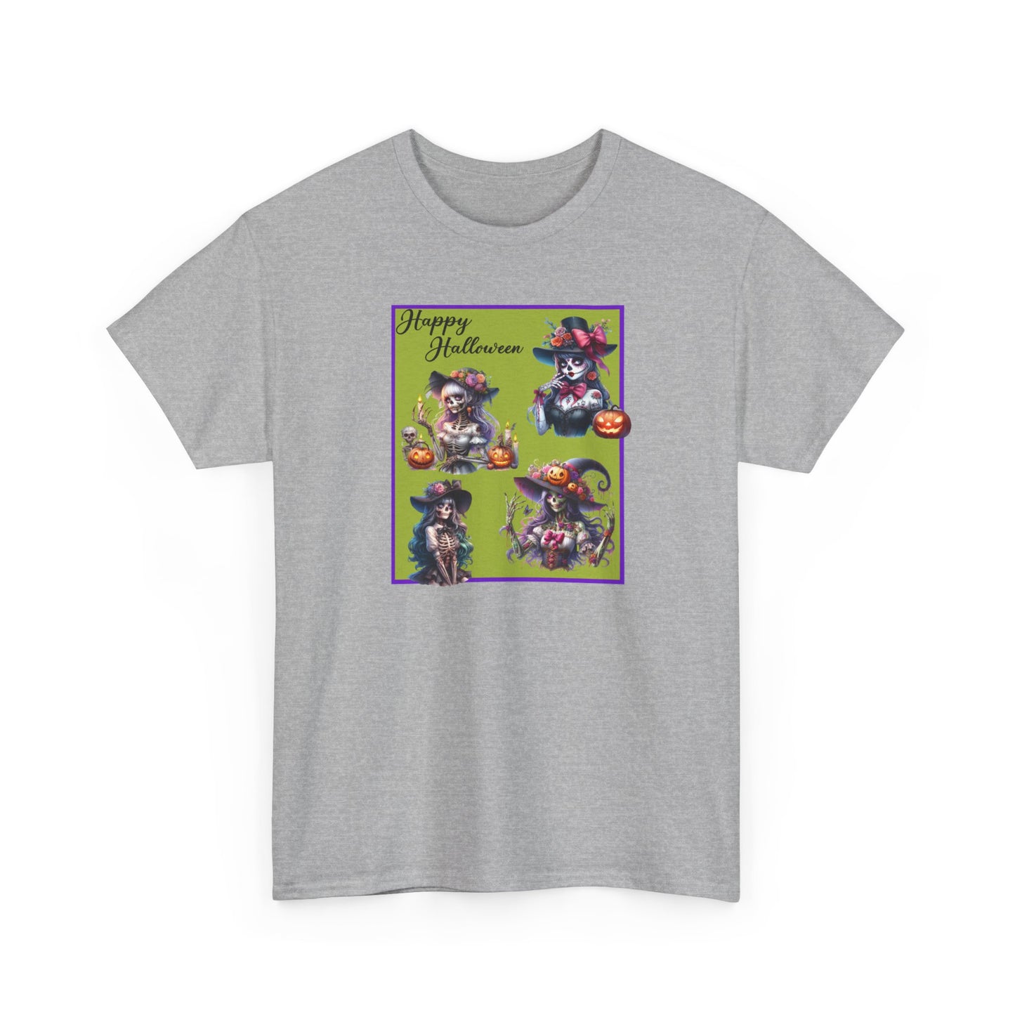 T-Shirt - Halloween - Pretty Lady Skeletons by Lynn Salem Creates