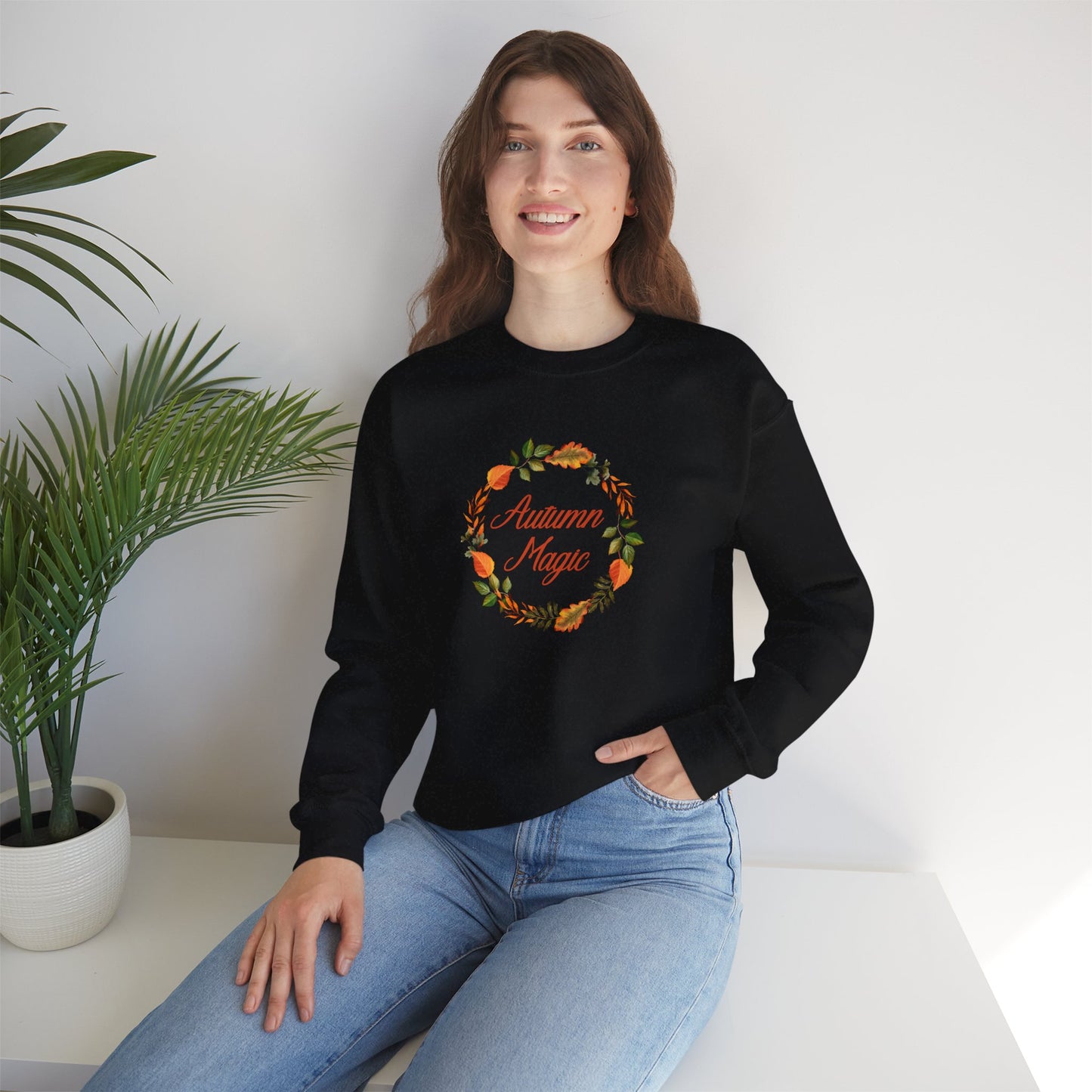 Crewneck Sweatshirt - Autumn Magic by Lynn Salem Creates