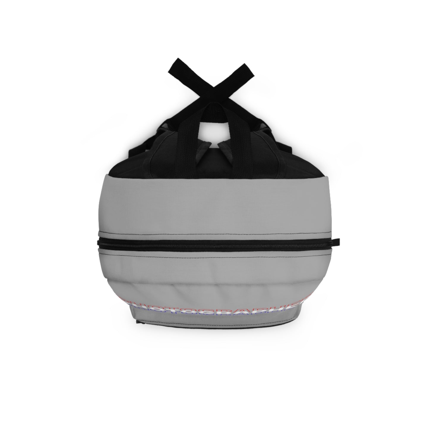 Backpack - Photographer - Red, White, and Blue (Light Grey) by Lynn Salem Creates