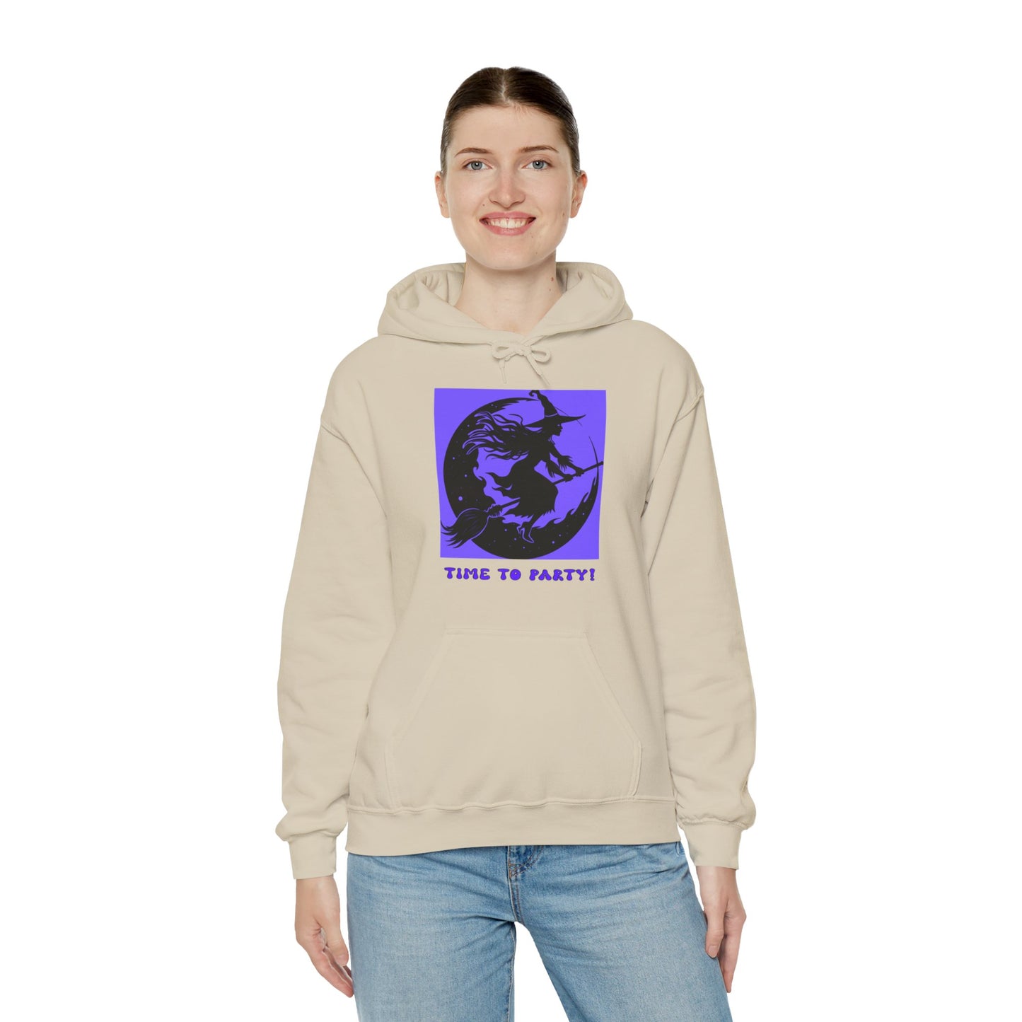 Hooded Sweatshirt-Unisex Heavy Blend™ - Time To Party Design by Lynn Salem Creates