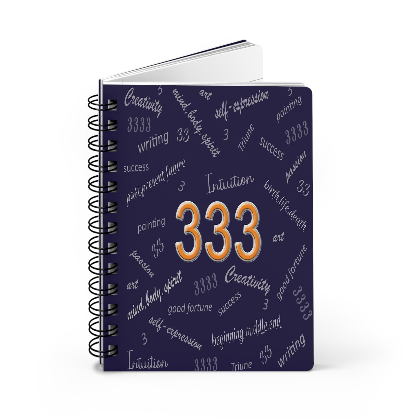 Angel-Spiritual Number 333 Journal by Lynn Salem Creates