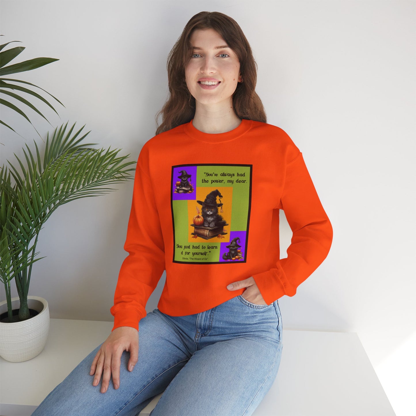Crewneck Sweatshirt - Halloween - You've Always Had the Power by Lynn Salem Creates