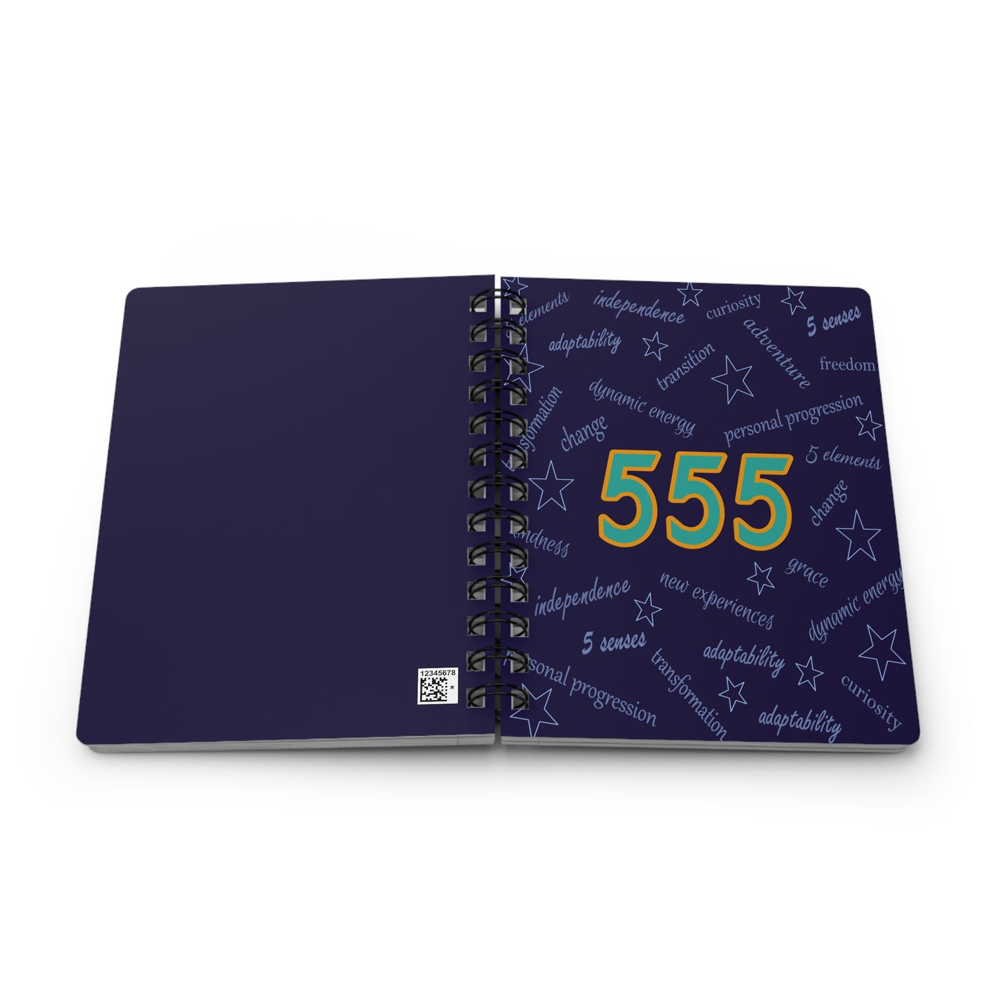 Angel-Spiritual Number 555 Journal by Lynn Salem Creates