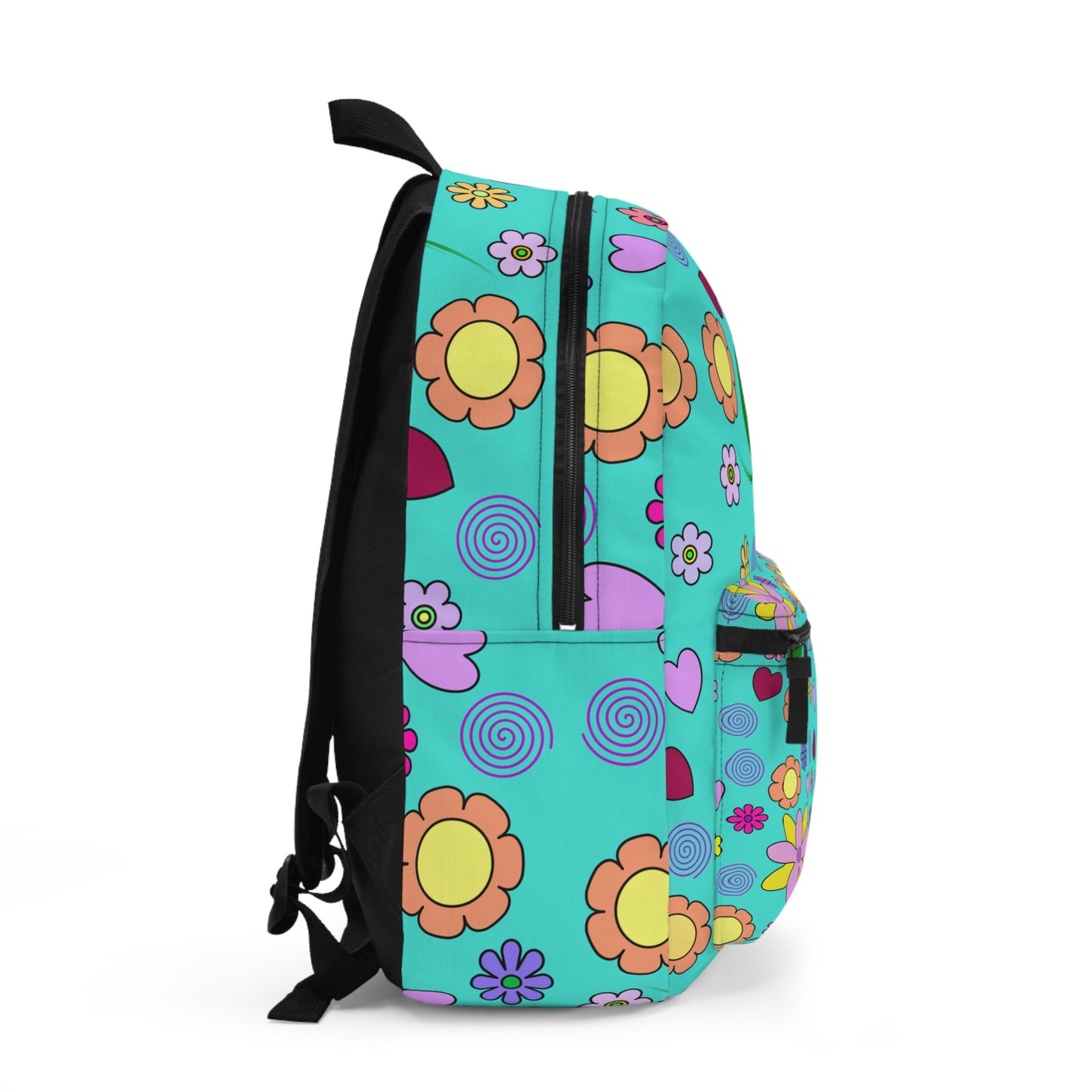 Backpack - Retro Flower Power by Lynn Salem Creates