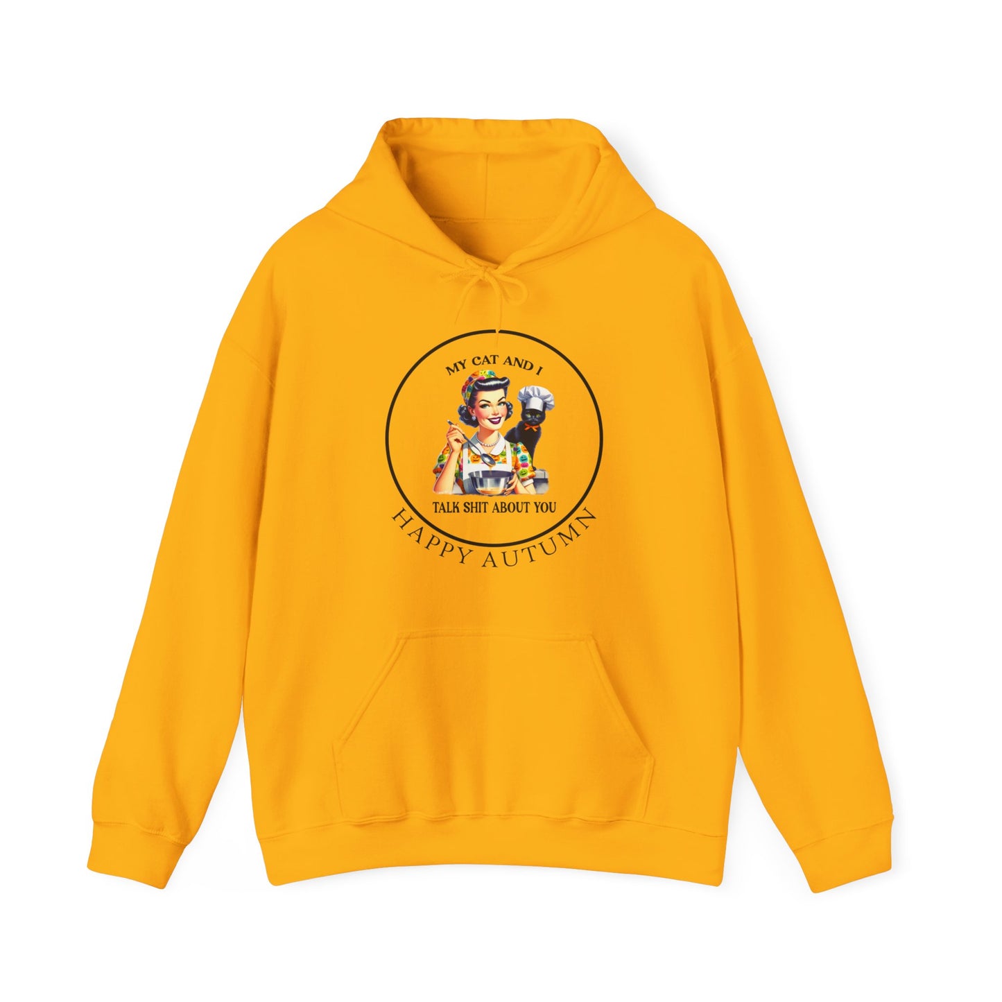 Hooded Sweatshirt - Unisex Heavy Blend™ - My Cat and I by Lynn Salem Creates