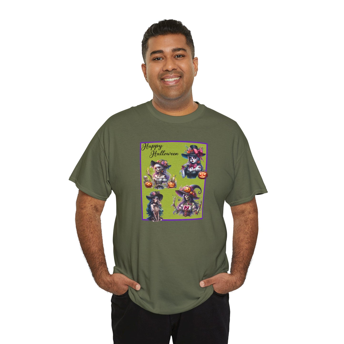 T-Shirt - Halloween - Pretty Lady Skeletons by Lynn Salem Creates