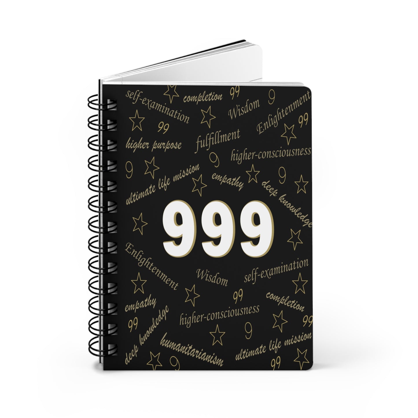 Angel-Spiritual Number 999 Journal by Lynn Salem Creates