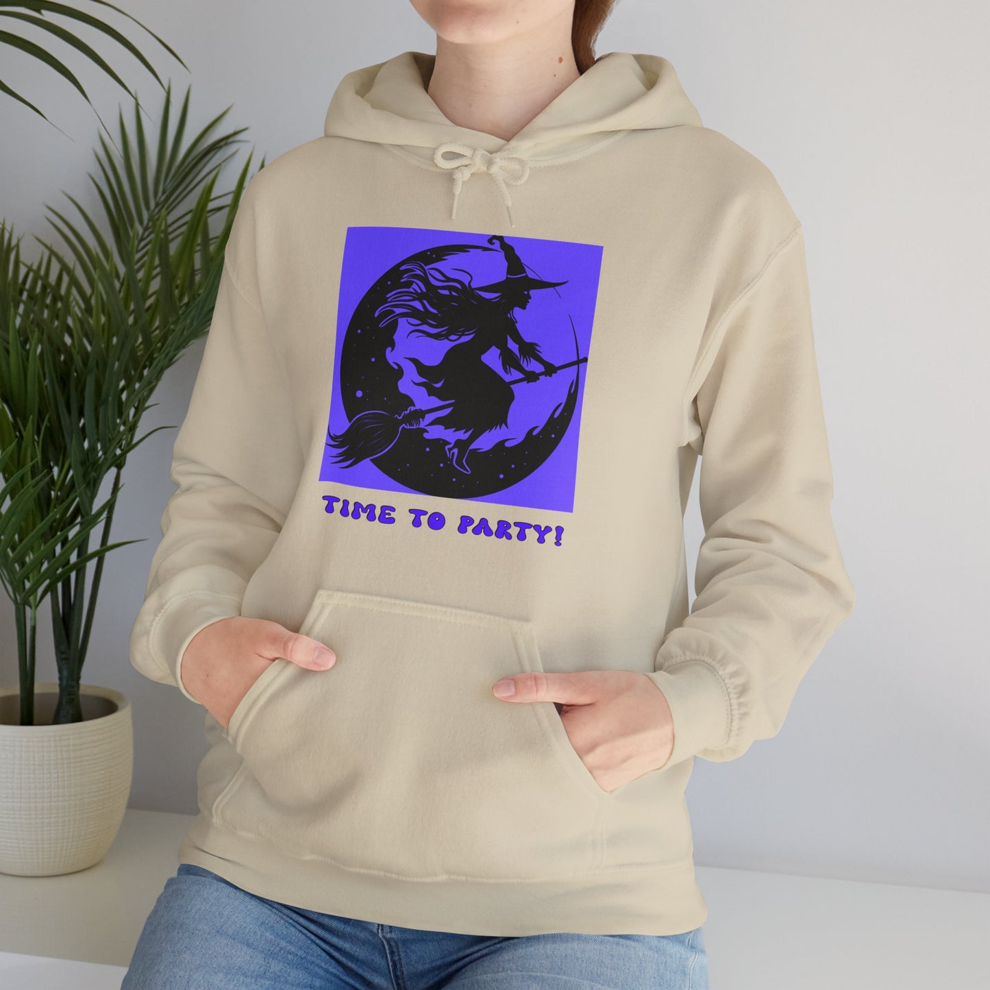 Hooded Sweatshirt-Unisex Heavy Blend™ - Time To Party Design by Lynn Salem Creates