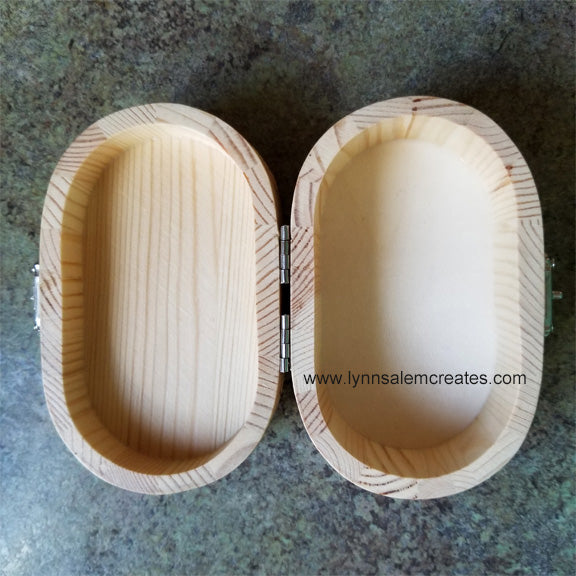 A - Oval Jewelry - Trinket Box Custom Designed by Lynn Salem Creates