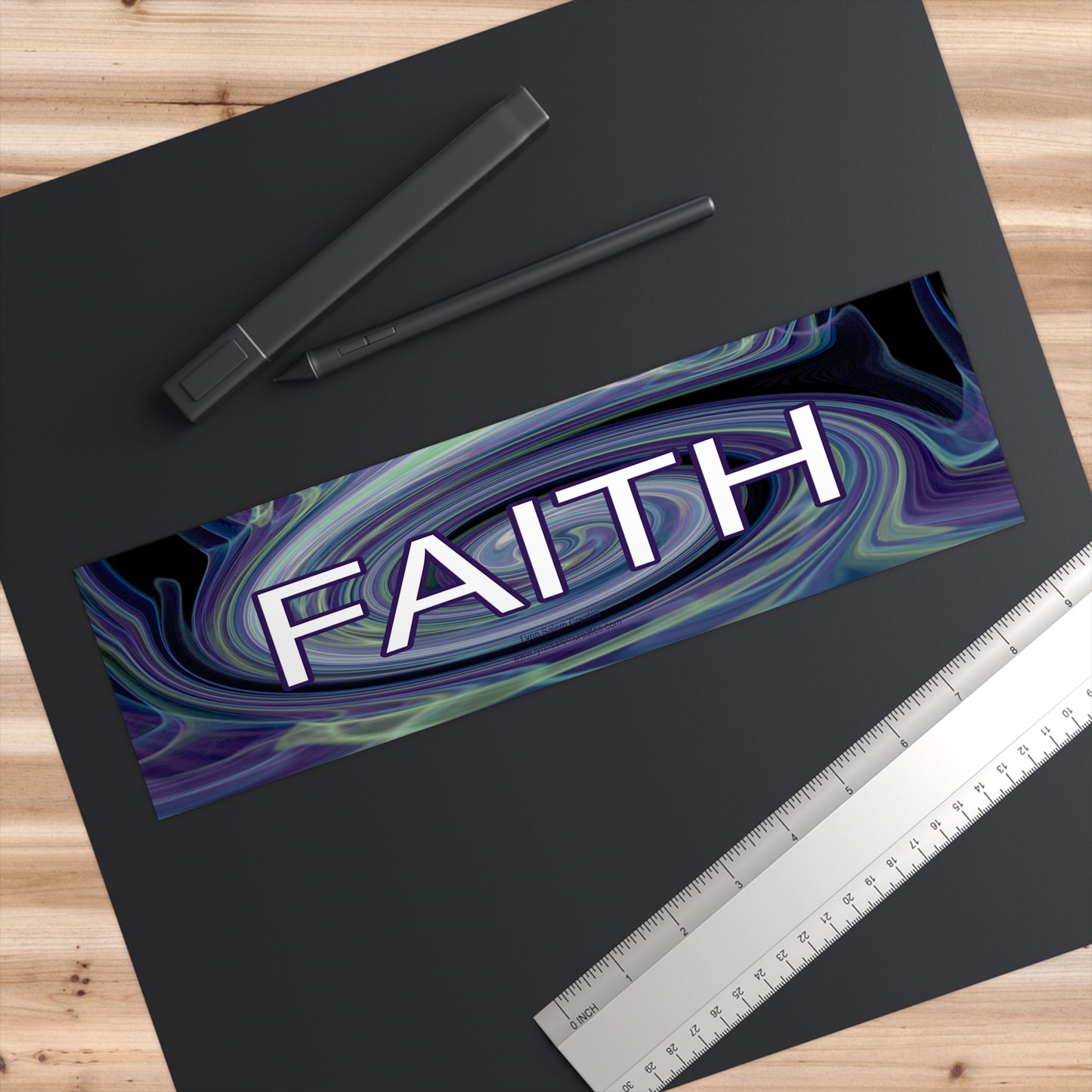 Car Accessories - Bumper Stickers - Faith by Lynn Salem Creates