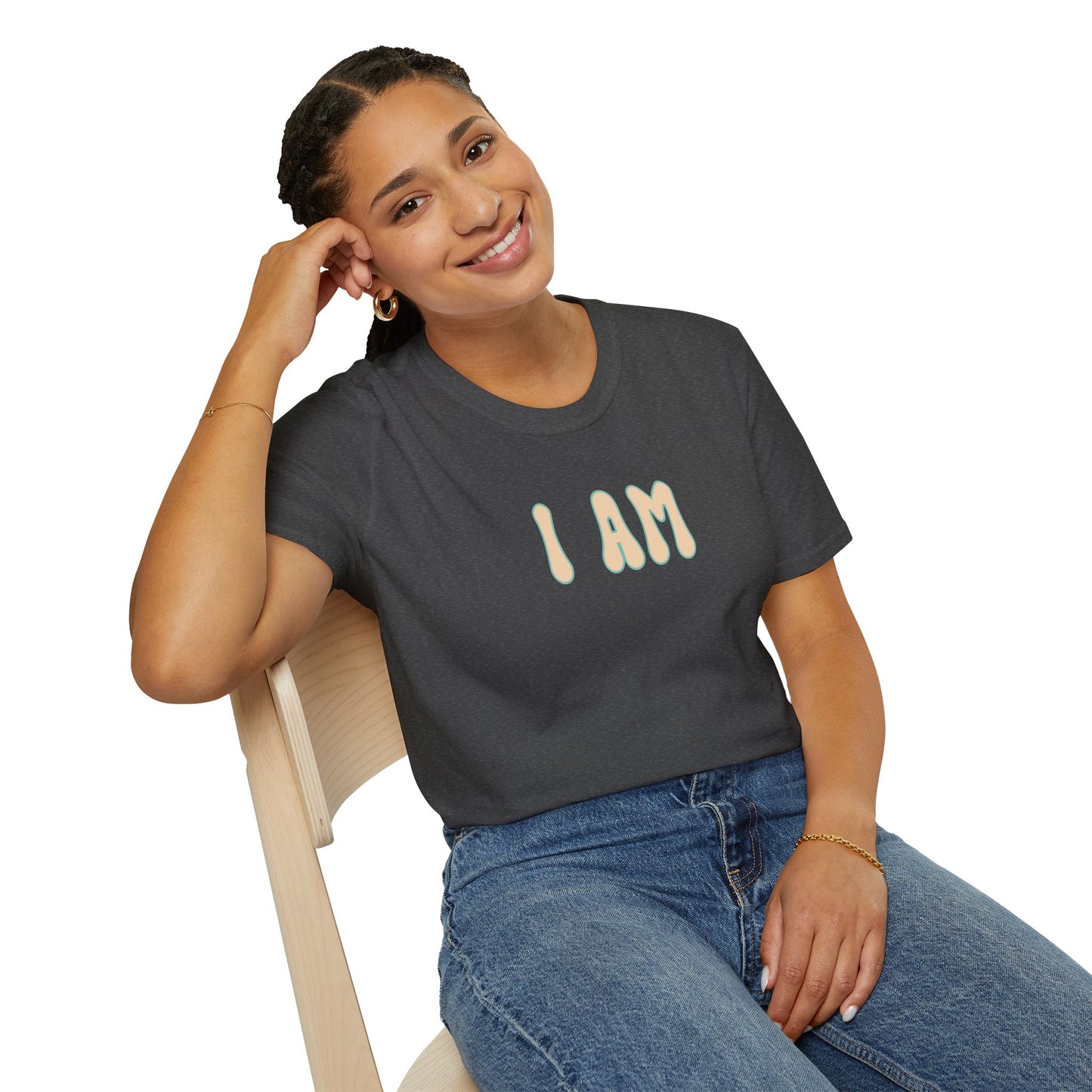 T-Shirt - Unisex Softstyle  - I AM by Lynn Salem Creates