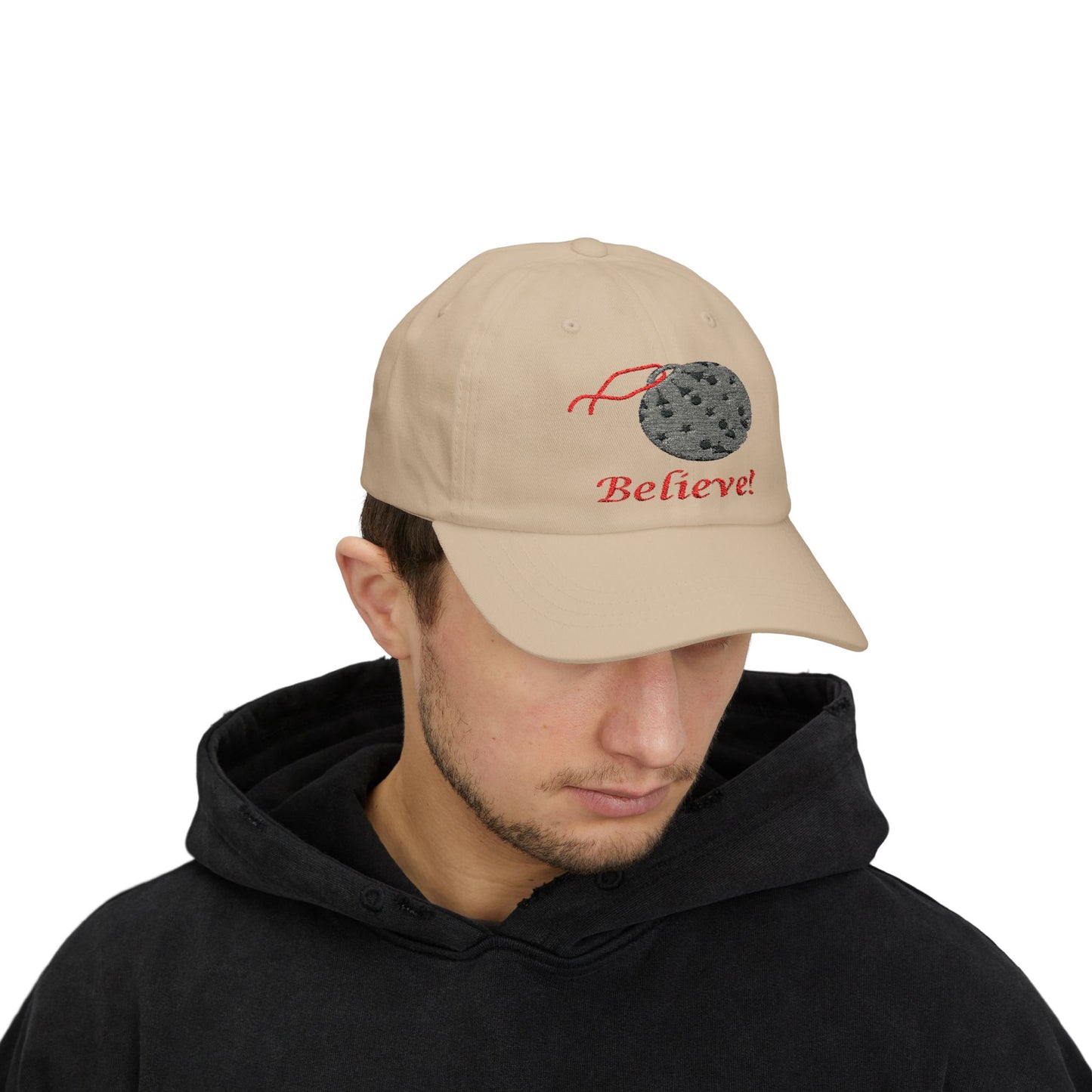 Embroidered Classic Dad Cap - Believe! by Lynn Salem Creates